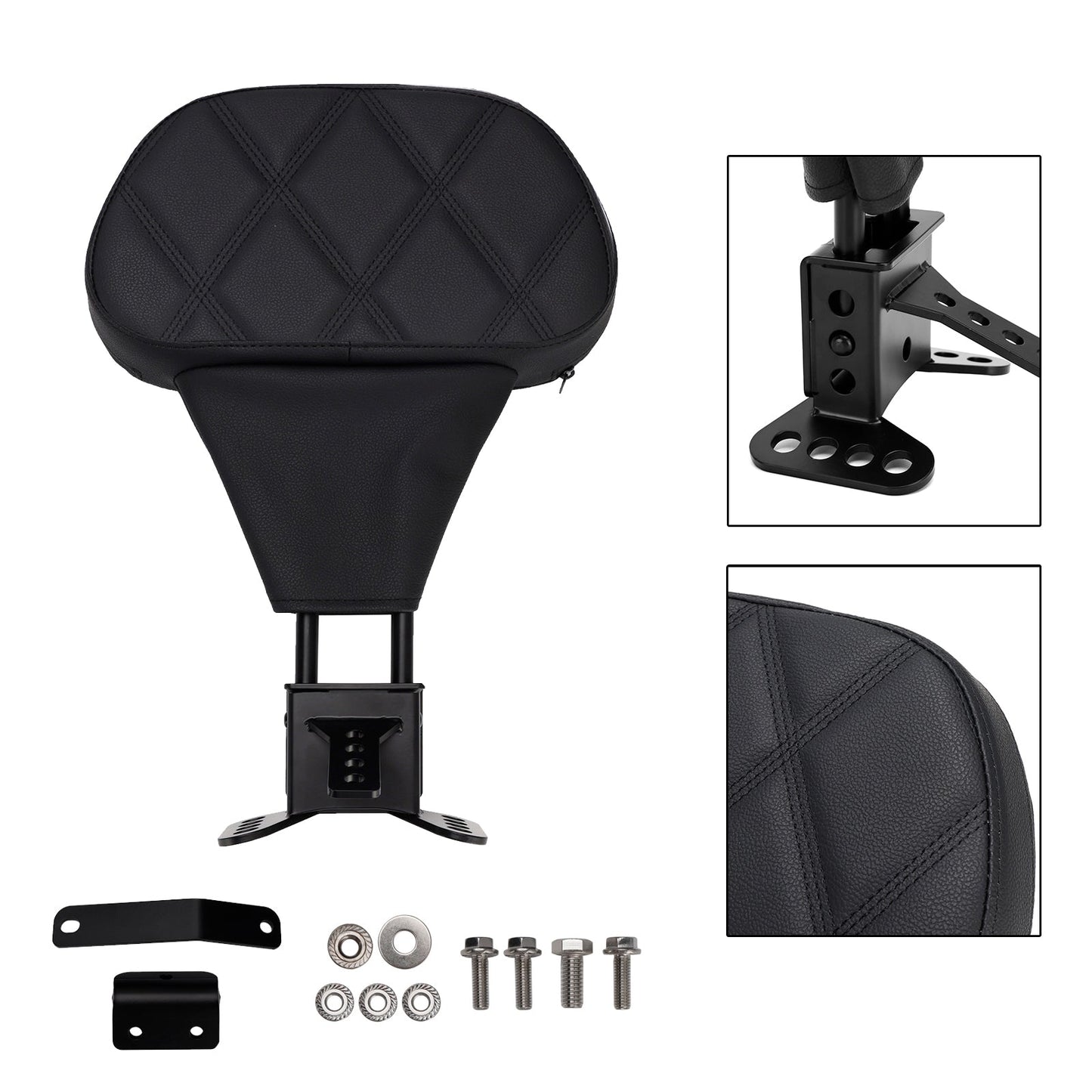 Driver Backrest pad fit for Street Electra Road Glide Road King Tri Glide 09-25