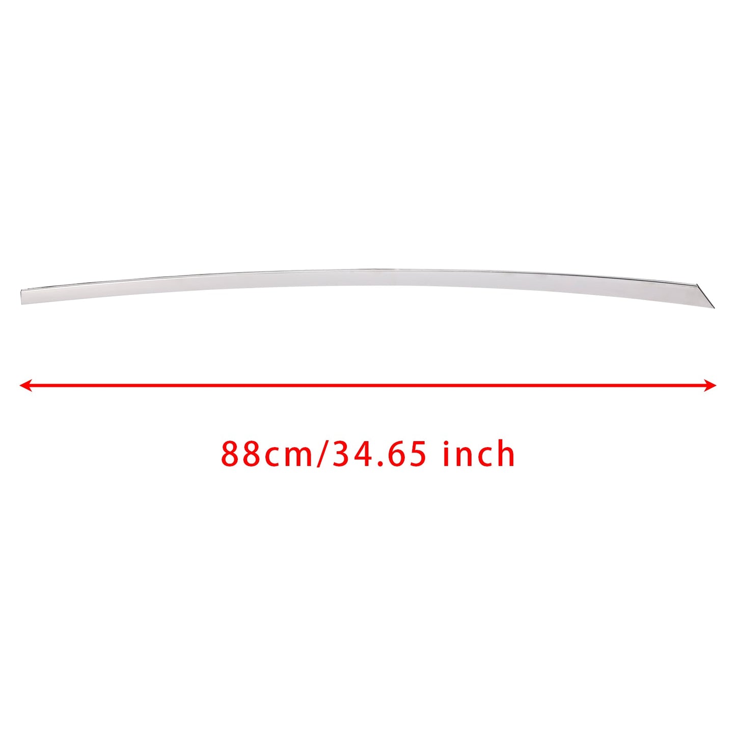 2011-2015 Kia Optima Left Side Upper Rear Door Panel Trim Molding Chrome