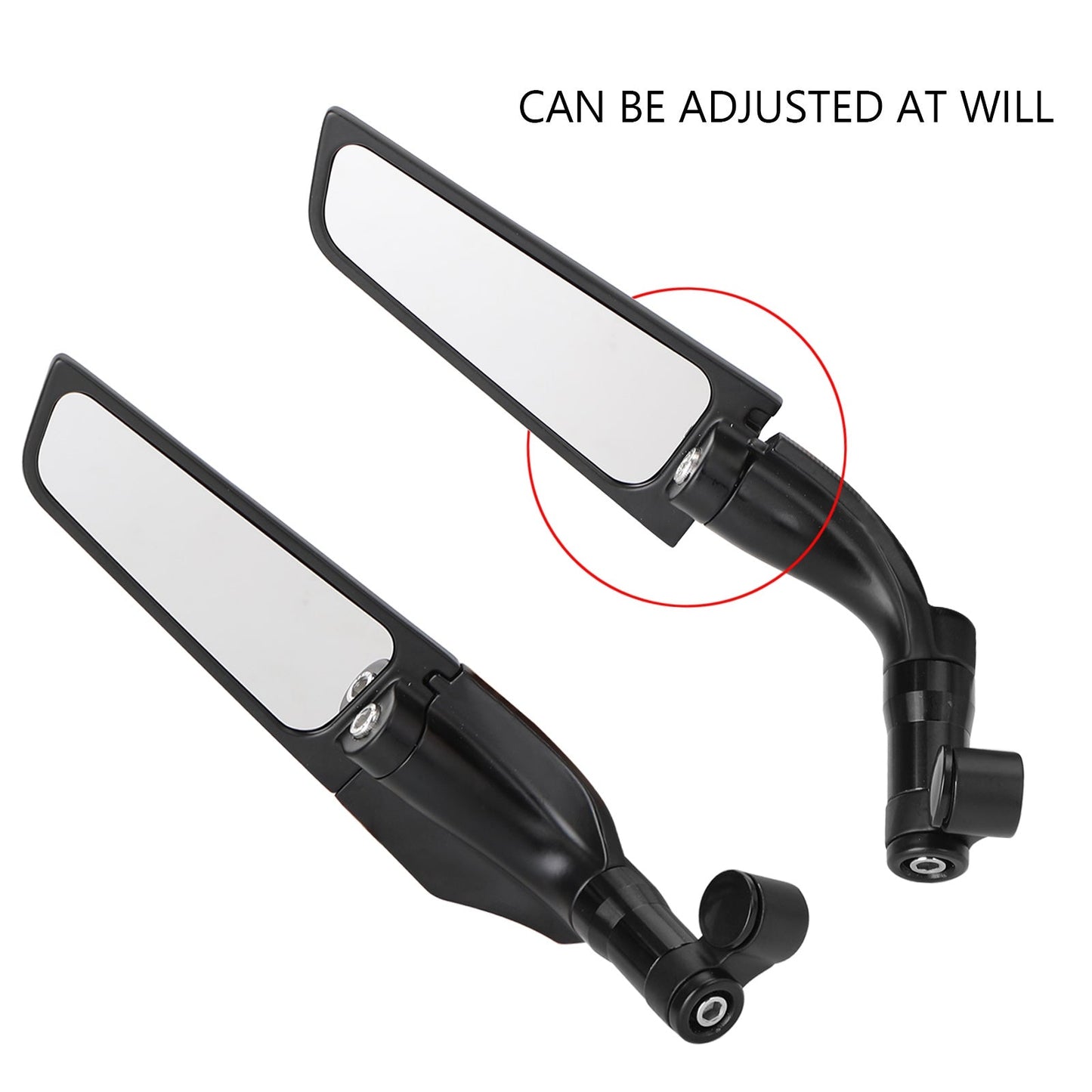 2004-2015 Yamaha XT660X Adjustable Wing Fin Rearview Mirrors