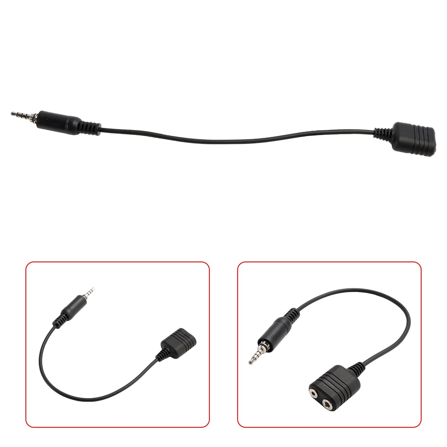 K Interface Headset Port Converter Cable for Yaesu HX290 HX400IS EVX-S24 FT270R