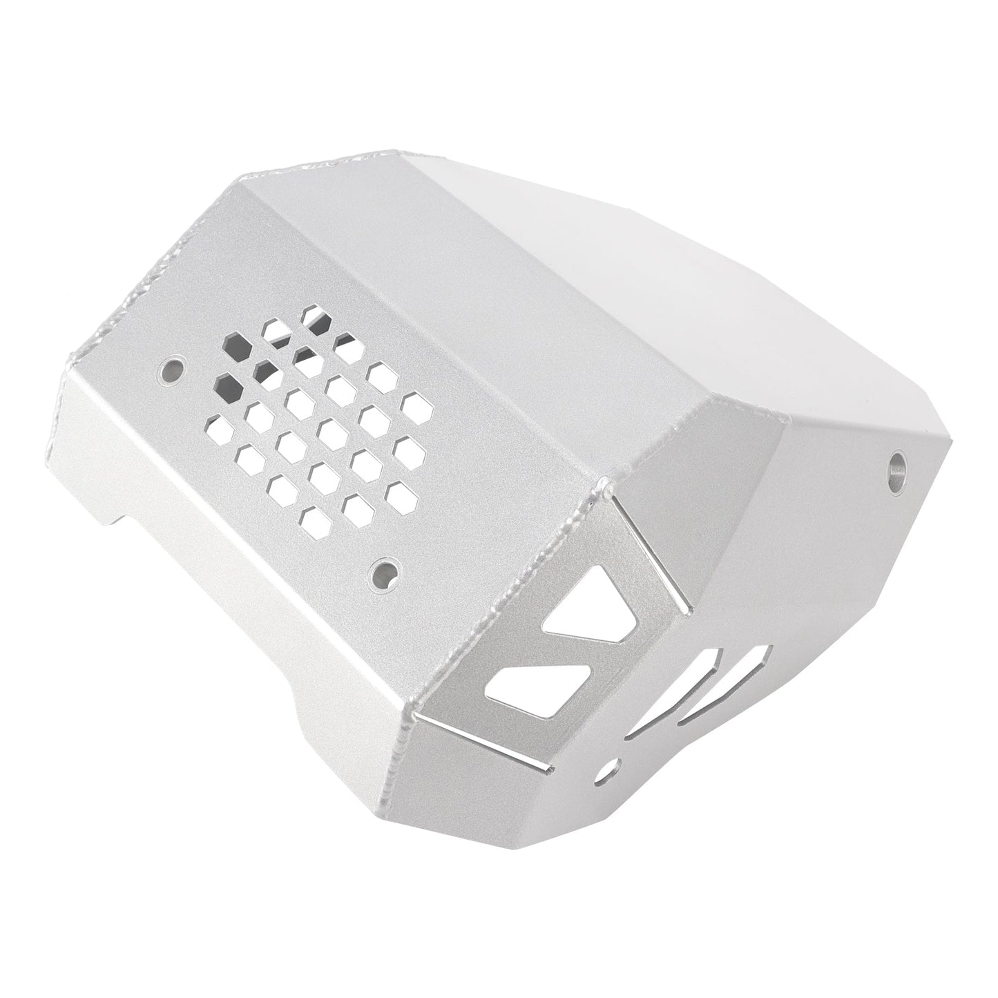 2024-2025 Cfmoto 450 MT / IBEX 450 Aluminum Skid Plate Silver Engine Guard