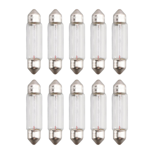 10PCS Car Light Tubular Lamp bulb C5W SV8.5 41MM 6424 24V 5W For OSRAM