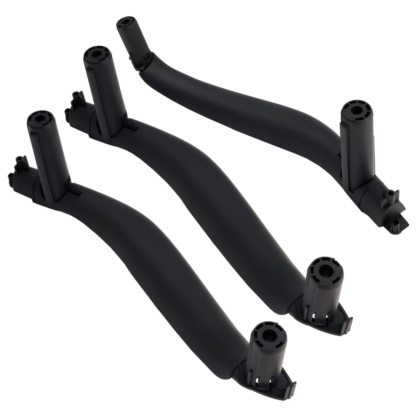 LHD 3PC Interior Door Handle Pull Cover For BMW X5 F15 X6 F16 2014-2018