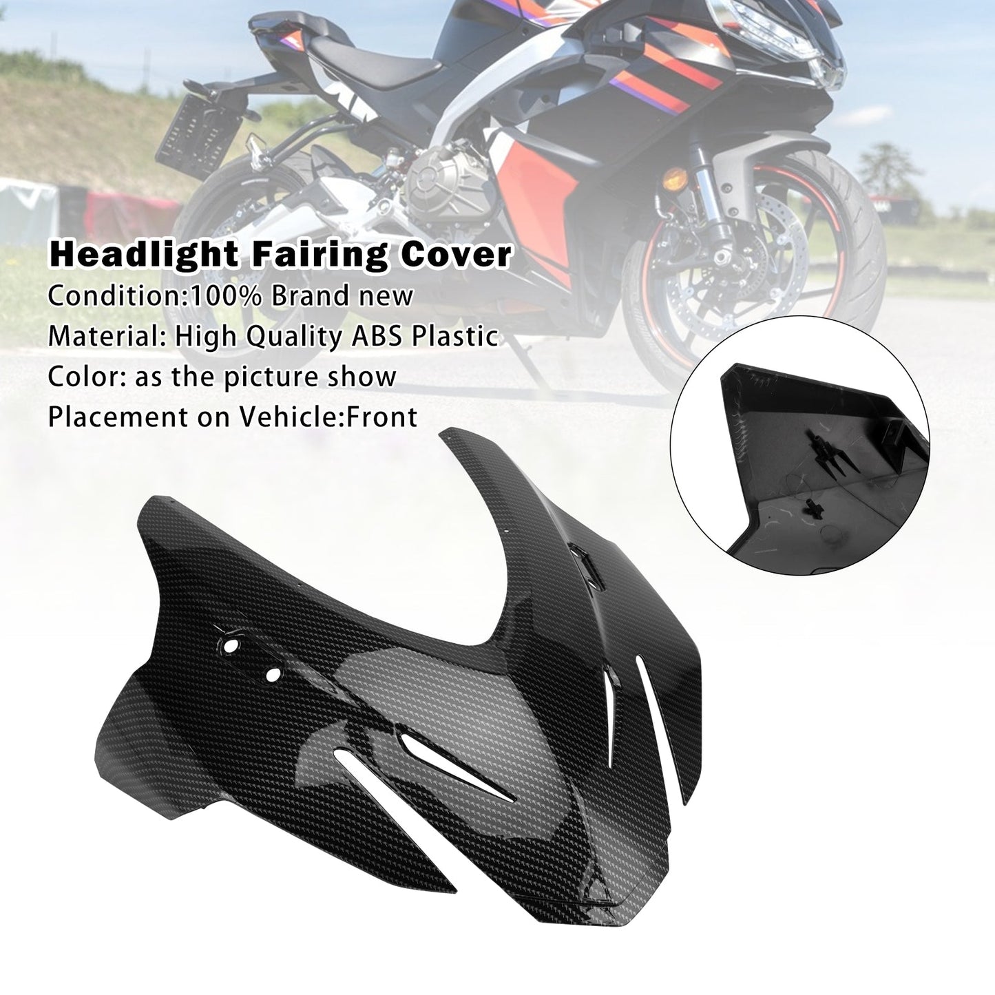 2024-2025 Aprilia RS457 RS 457 Headlight Fairing Windshield Cover