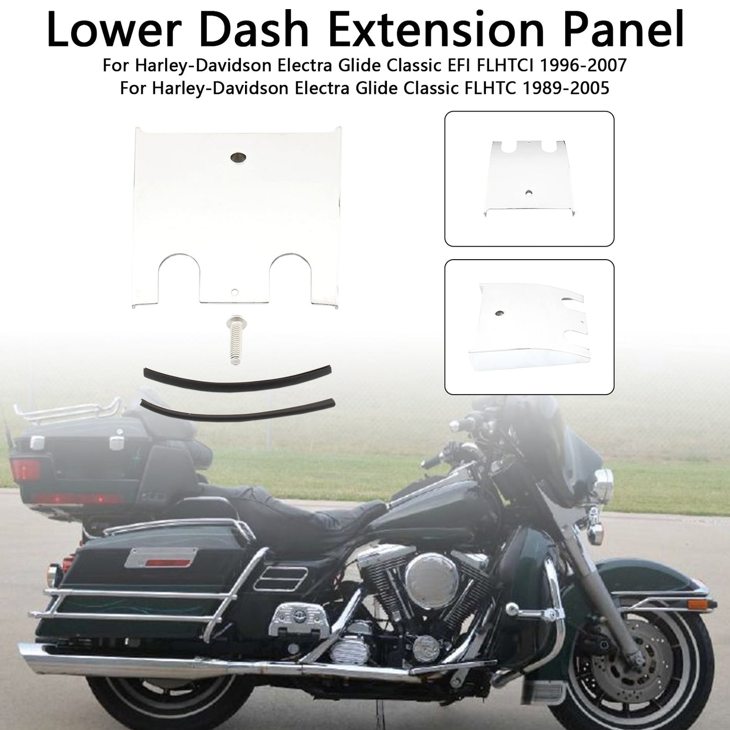 Lower Dash Extension Panel For Electra Glide Road Glide FLHT FLTC 89-07