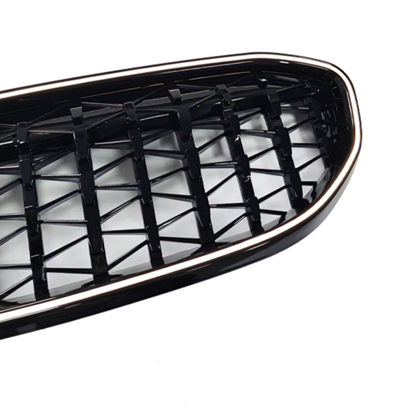 2019-2022 Fit BMW 3 Series G20 Diamond Kidney Grille Grill 51138072085 Black