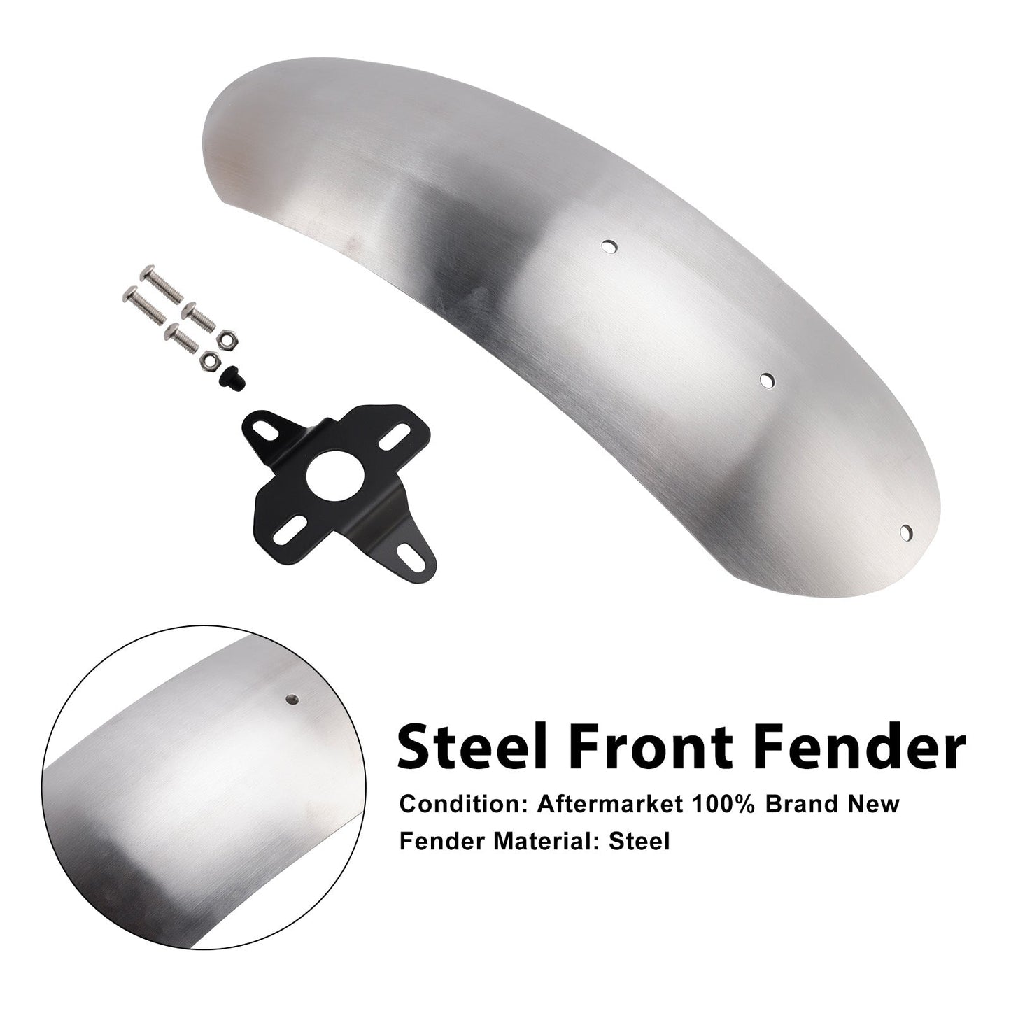 2017-2025 For MOTO GUZZI V7 Classic/Stornello/Trofeo Steel Front Fender Mudguard