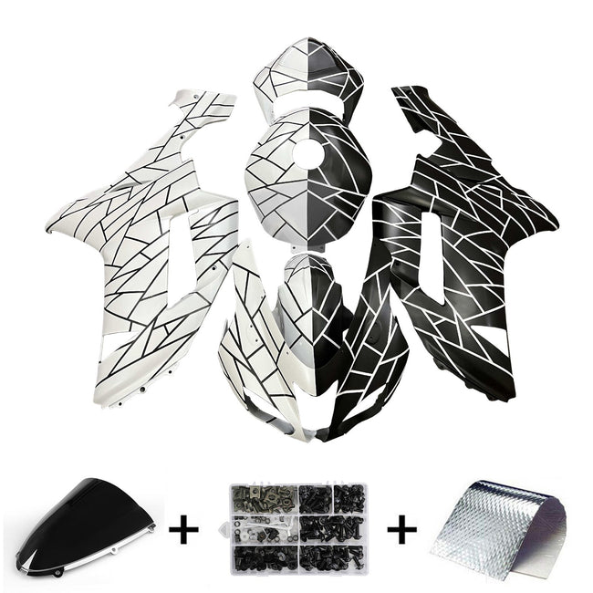 Injection Fairing Kit Bodywork Plastic ABS fit For Kawasaki ZX6R 636 2007-2008