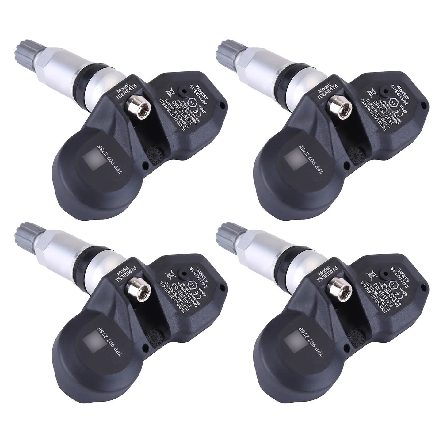 4X TPMS Tire Pressure Sensor For Audi A4 A6 A8 Q7 R8 Porsche Ferrari 7PP907275F