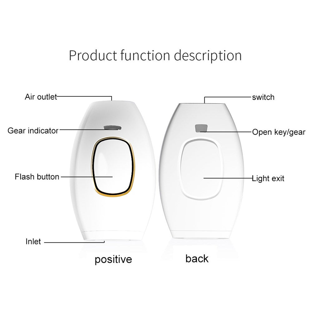 Full Body WH 500000 Flashes IPL Home Laser Hair Removal Device Permanent Painless