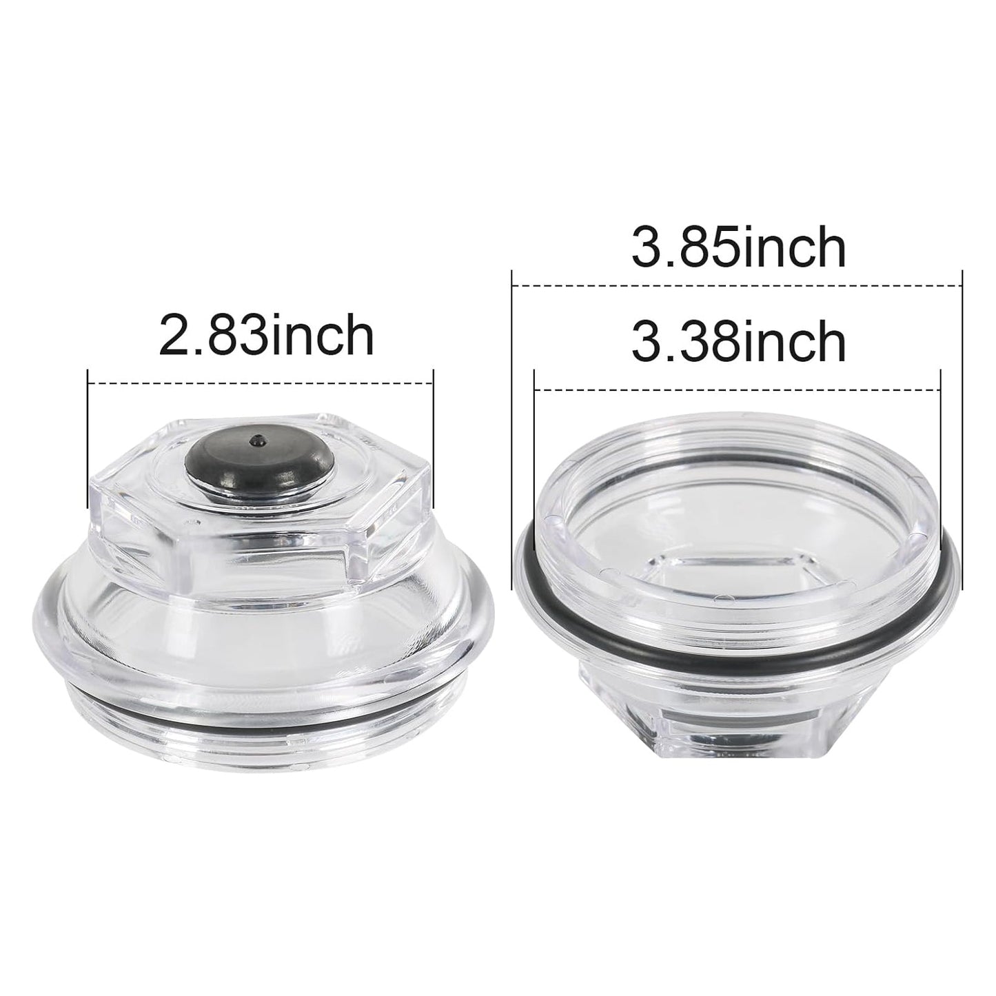 2PCS Oil Bath Dust Caps K71-704-00 For Dexter 9k 10K 8-415 430 3.5"