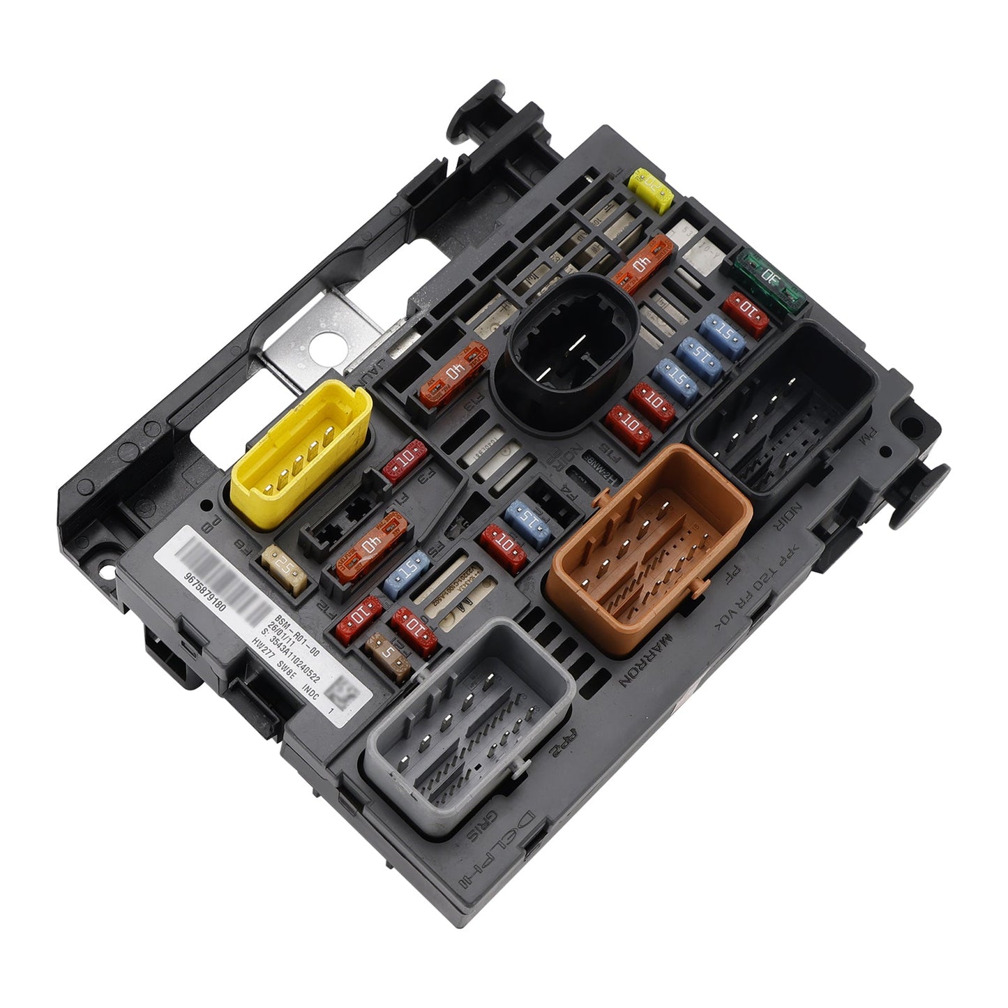 2008-2019 Peugeot Partner Engine Fuse Box BSM 9675879180