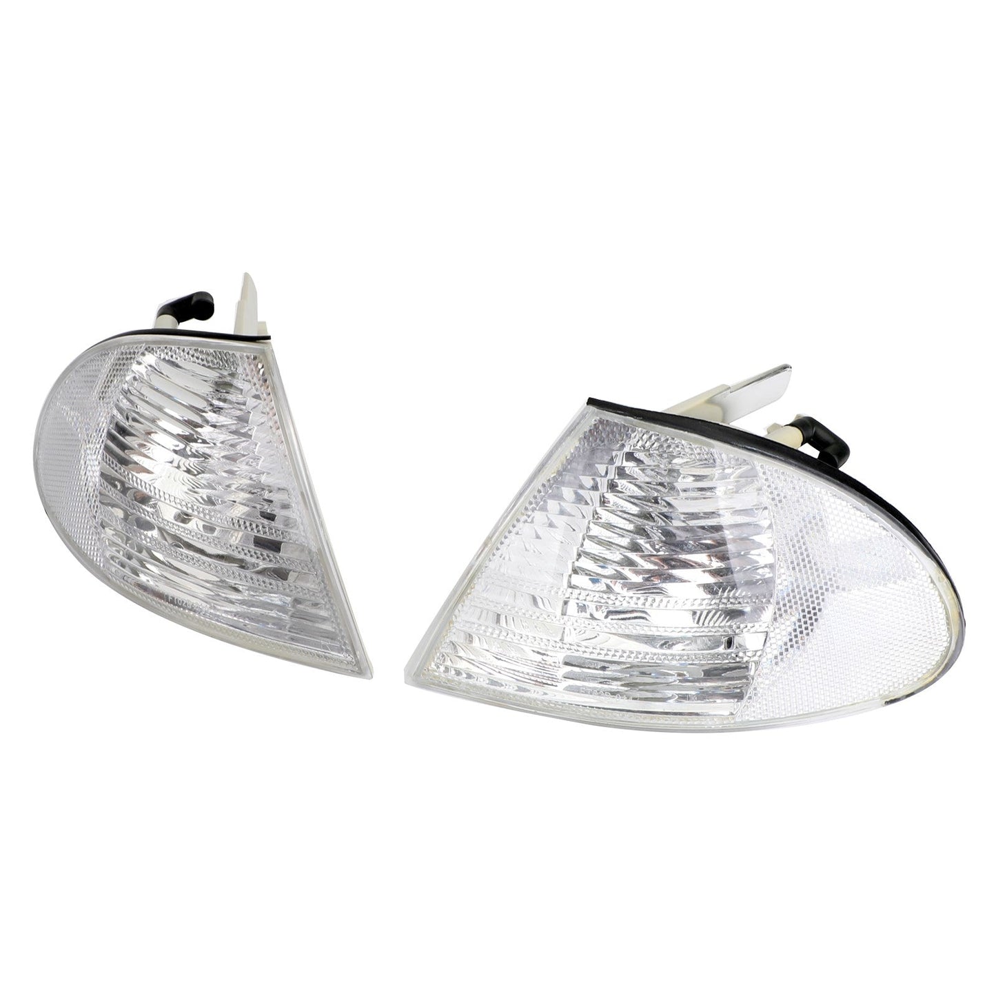 1998-2001 BMW 3 Series E46 Sedan Pair White Corner Side Light 63136902766