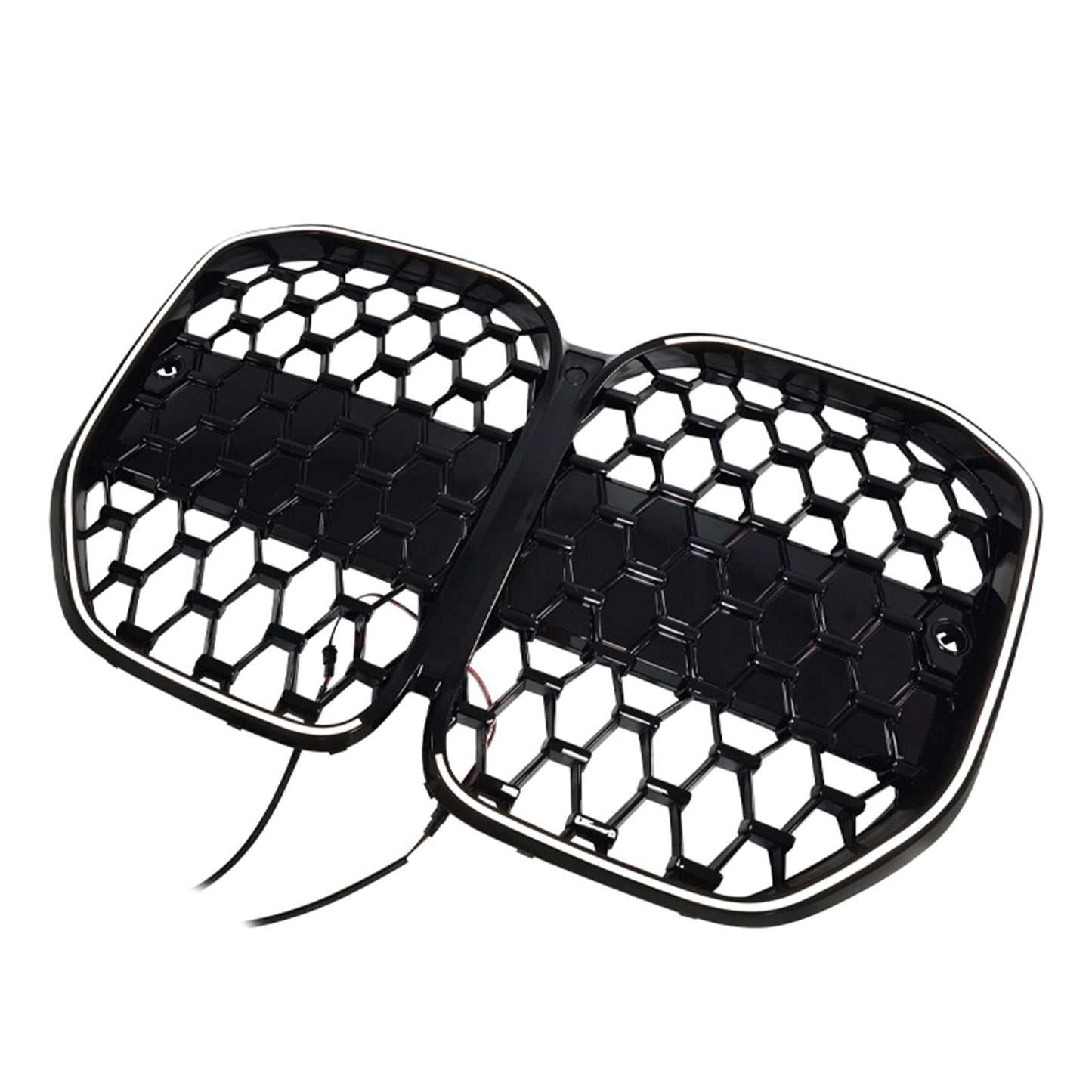 2020-2025 Fit BMW 4 Series G22 G23 G82 W/O ACC Black Front Bumper Grille Grill