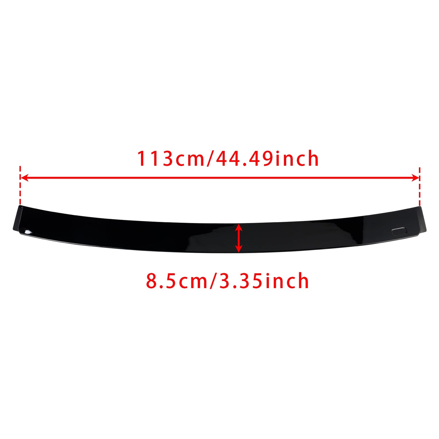 2004-2013 BMW 3 Series Saloon E90 M3 Saloon E90 models Gloss Black Rear Roof Spoiler Window Wing