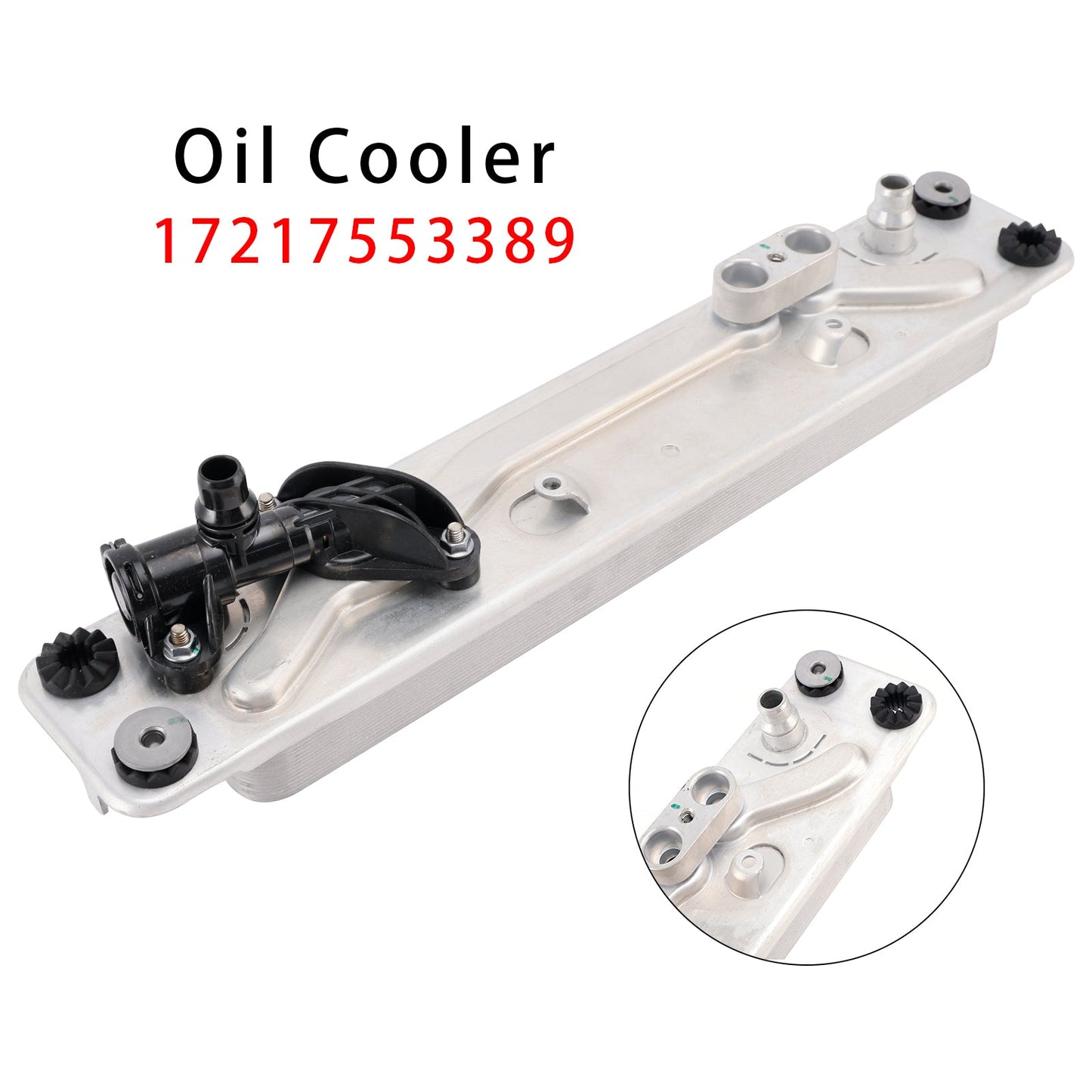 2010 For BMW X5 xDrive48i E70 V8 4.8L Auto Trans Transmission Oil Cooler w/ Thermostat 17 21 7 647 315