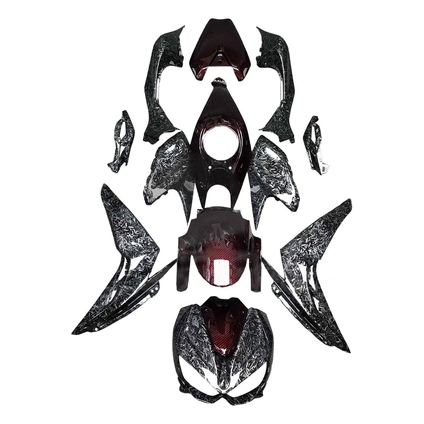 Injection Fairing Kit Bodywork Plastic ABS fit For Kawasaki Z1000 2014-2017