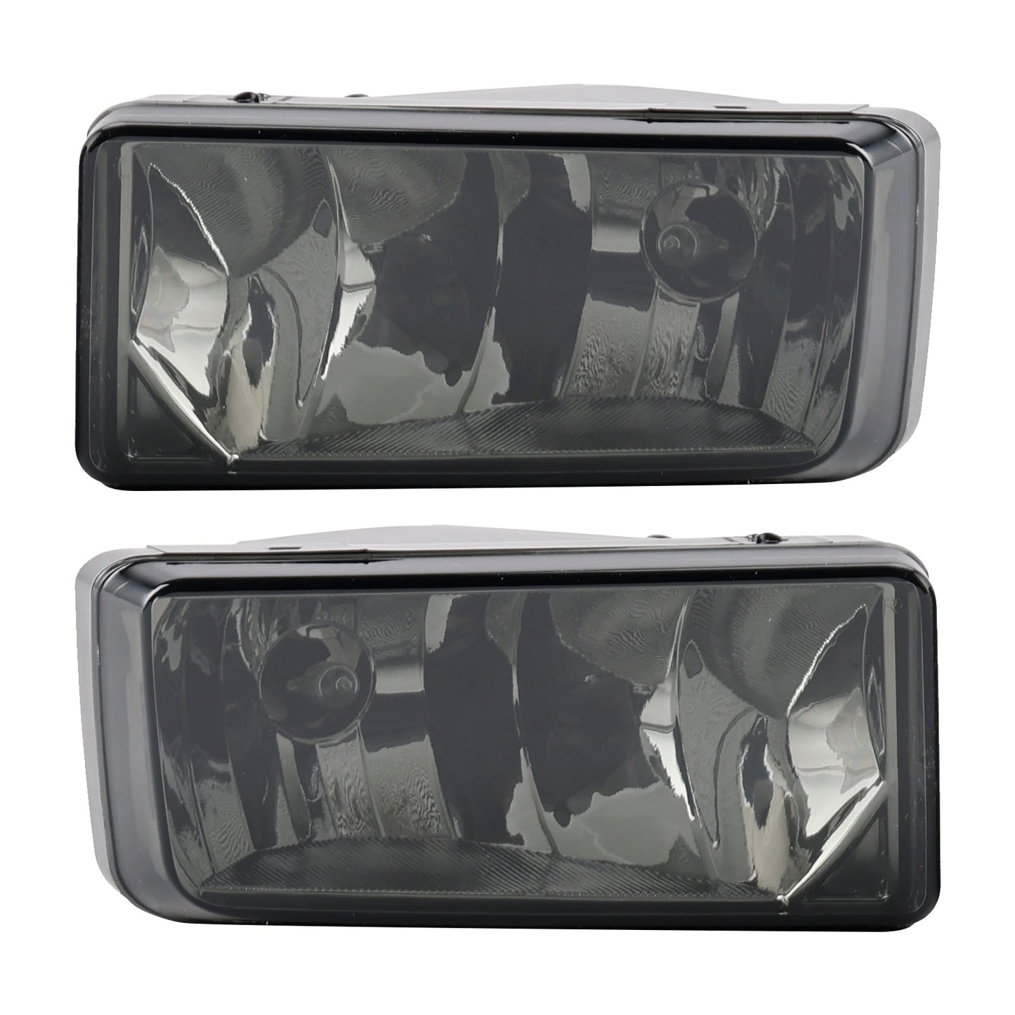 Pair Front Fog Light Lamps With Bulbs For Chevy Silverado 2007-2013 Smoked Lens