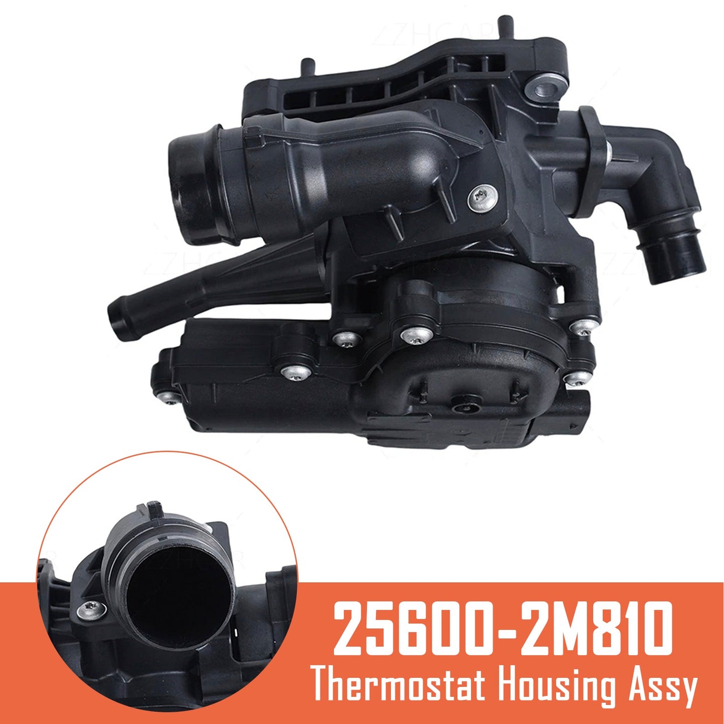 2020-2023 For Hyundai Sonata Limited, Sel Plus 1.6L L4 - Gas Thermostat Housing Assy 25600-2M810