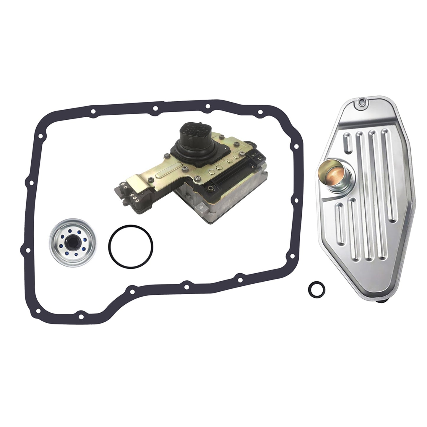2002-2004 Jeep Grand Cherokee Laredo, Limited, Overland 4.0L L6 545RFE 45RFE Transmission Shift Solenoid Block Filter Kit
