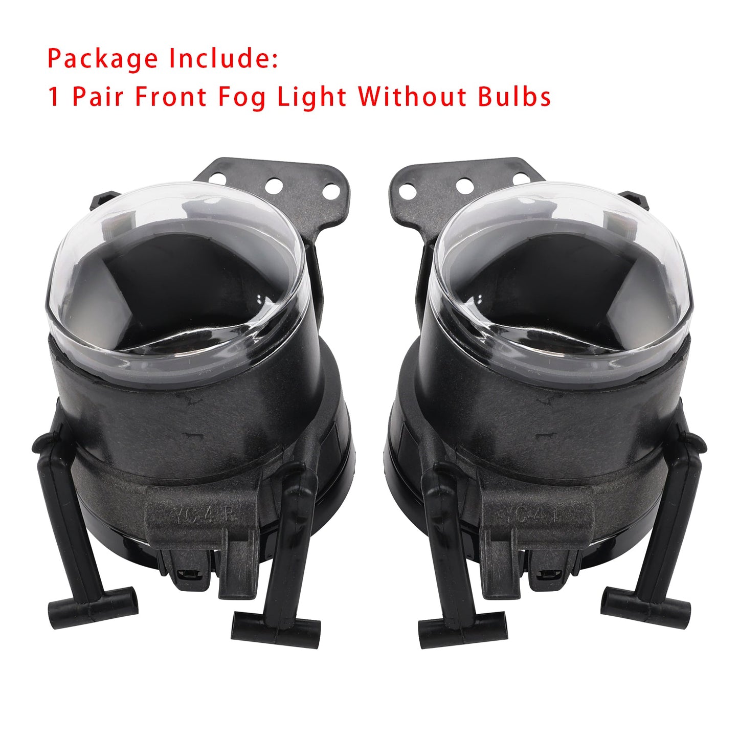 2004-2007 BMW E60 5-Series Pair Front Bumper Fog Light Lamp Bulb Housing