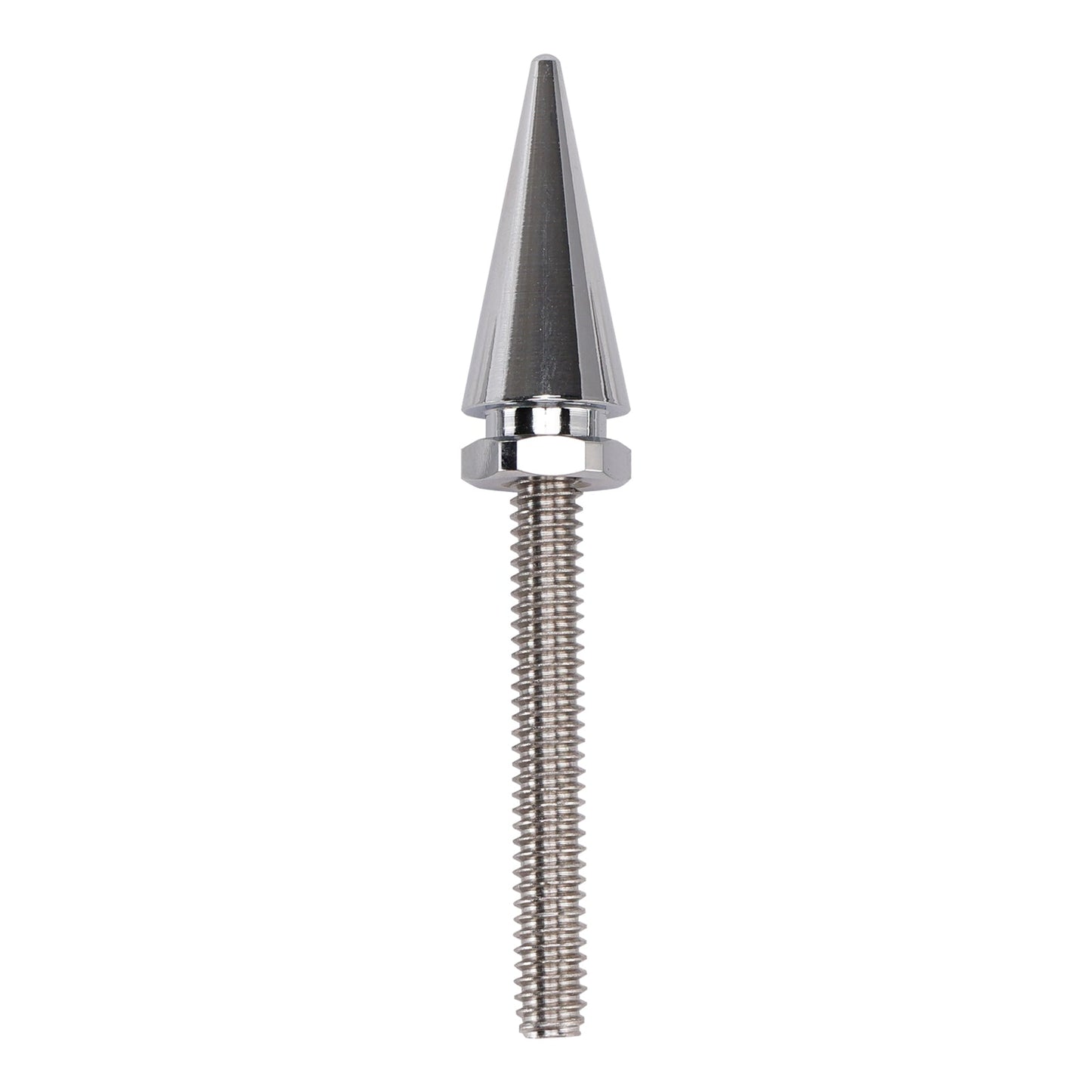 3 Spiked Windshield Bolts Silver For Electra Glide Tri Glide Street Glide 14-25