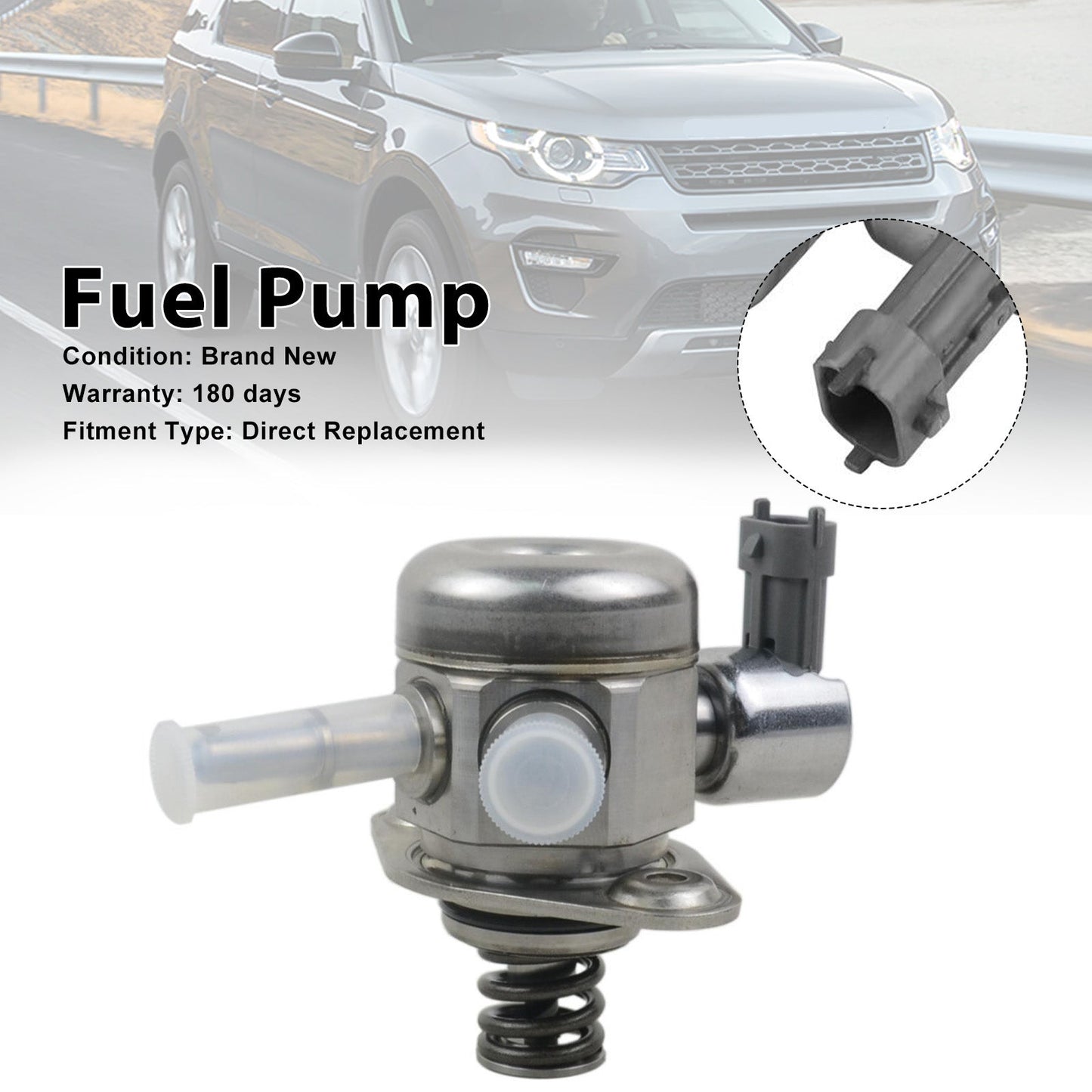 2012 2013 2014 2015 2016 2017 Range Rover Evoque 2.0L L4 Turbocharged High Pressure Fuel Pump LR025599