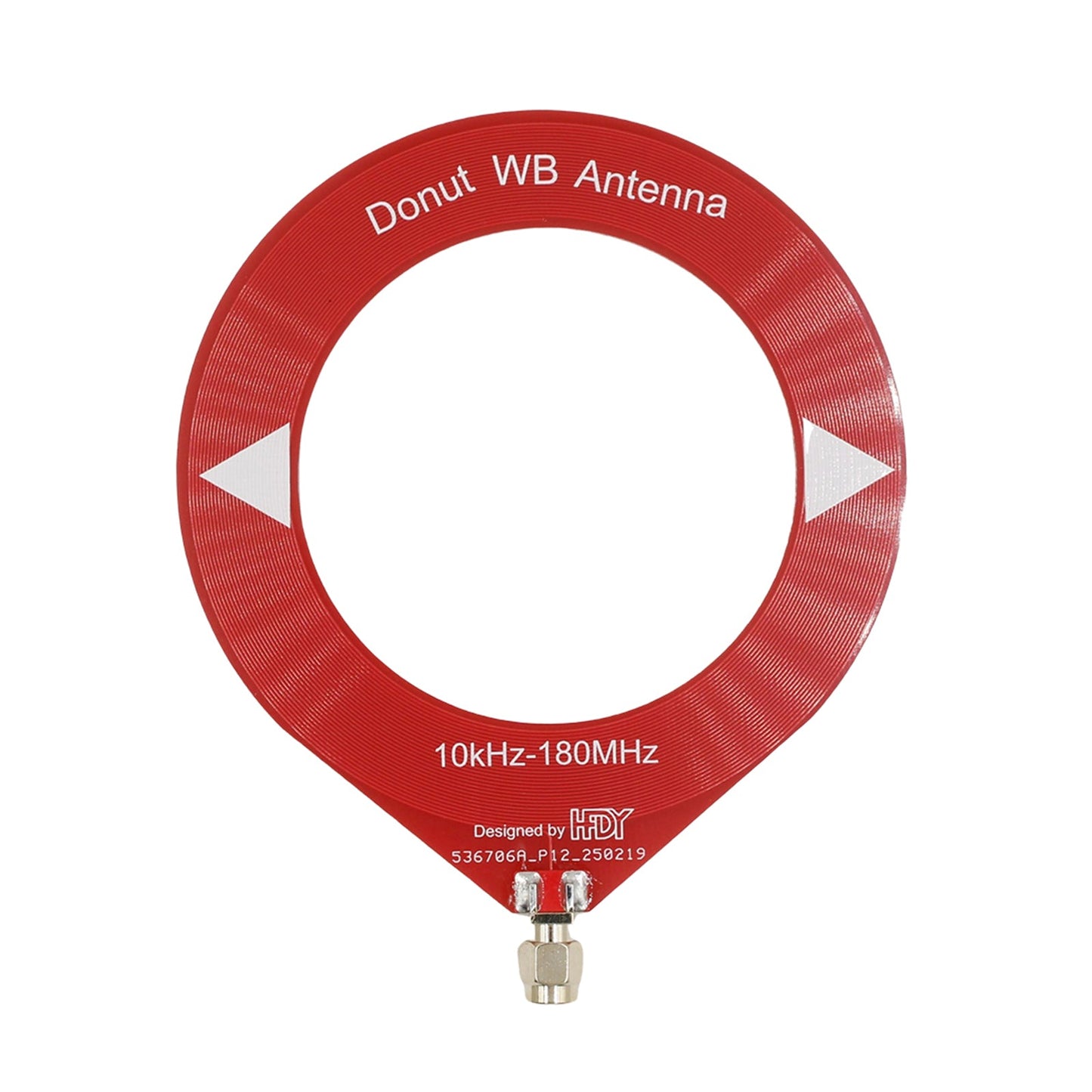 10kHz-180MHz Full-Band Coverage Ring Donut Antenna Shortwave/Medium Wave SDR