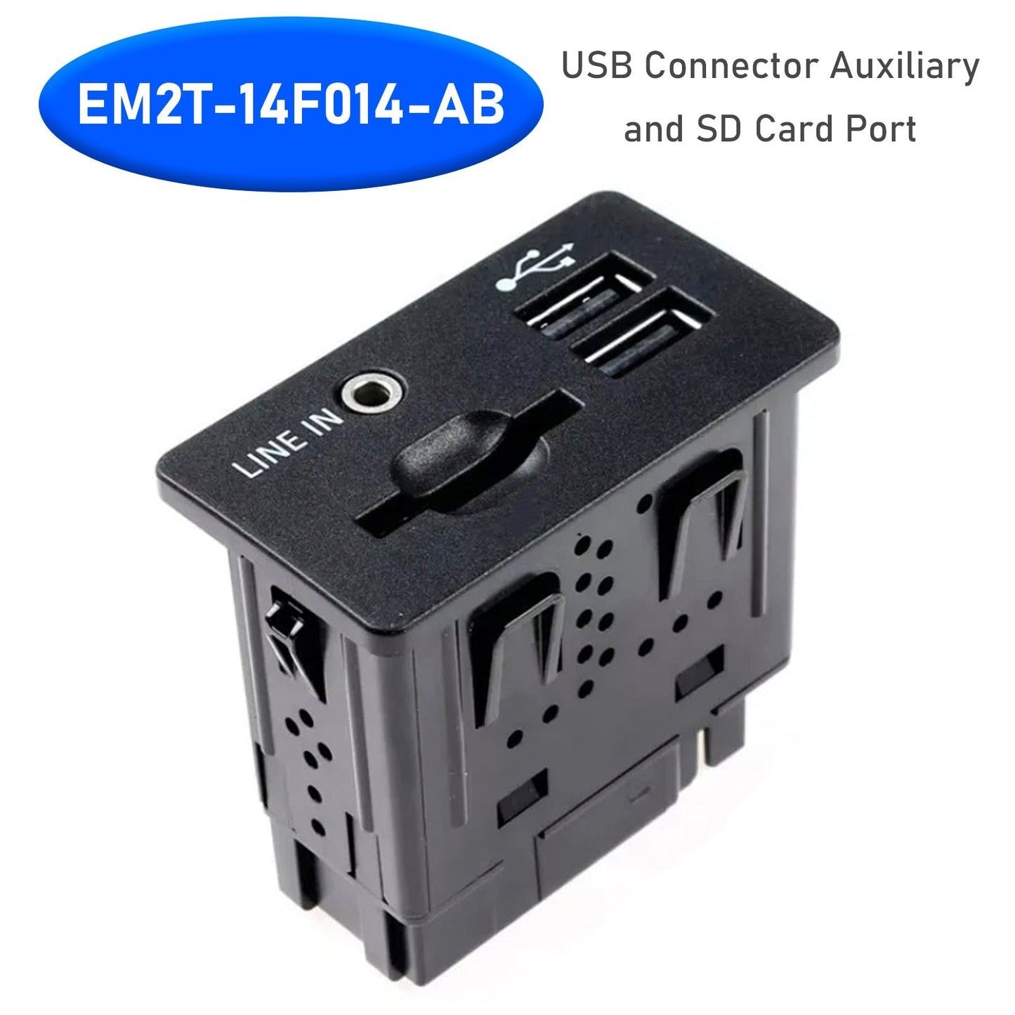 2015 Ford S-MAX/GALAXY USB Connector Auxiliary and SD Card Port EM2T-14F014-AB