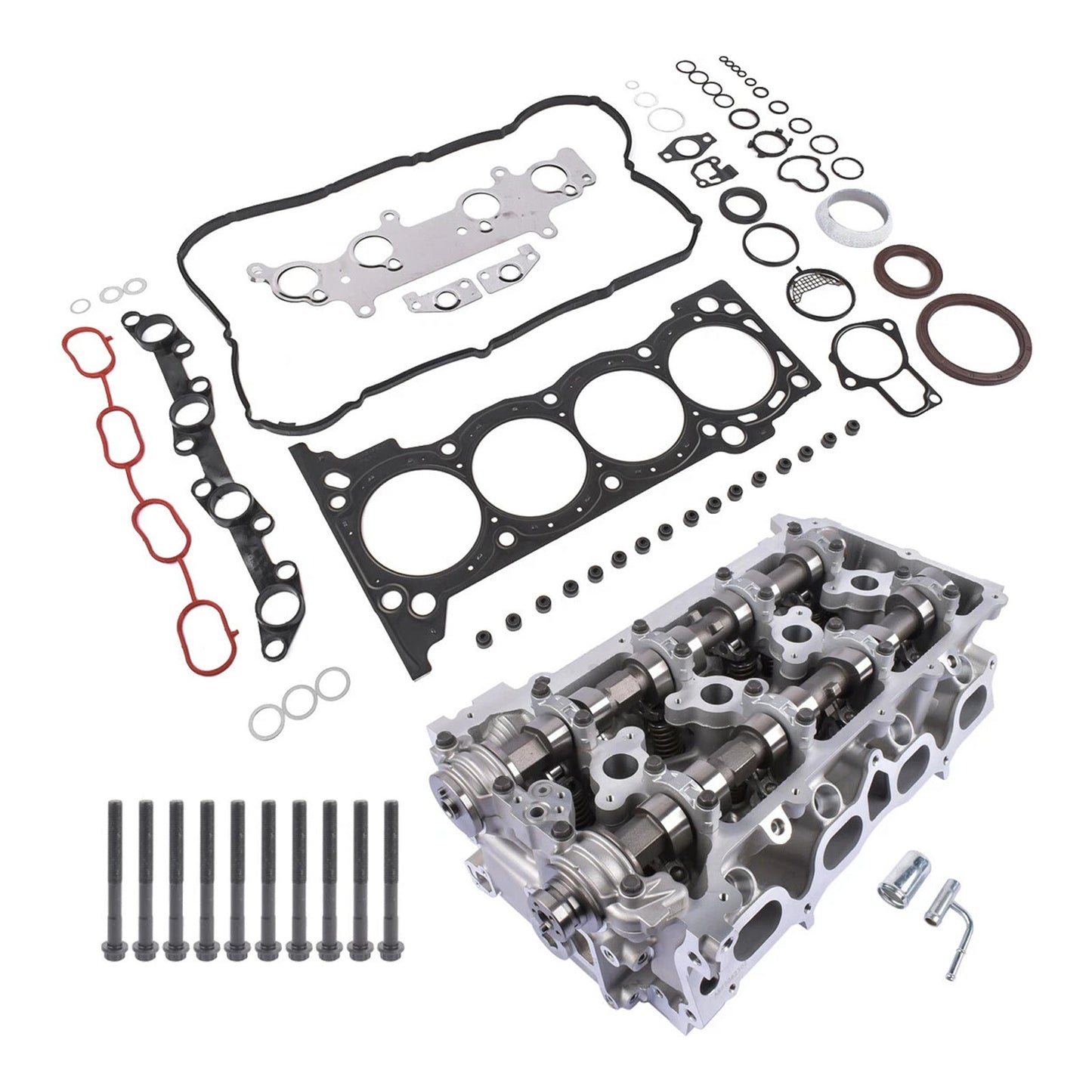 2010 Toyota 4Runner N280 2TR-FE Engine Cylinder Head Bolts Gasket Set 11101-75151 11101-75200
