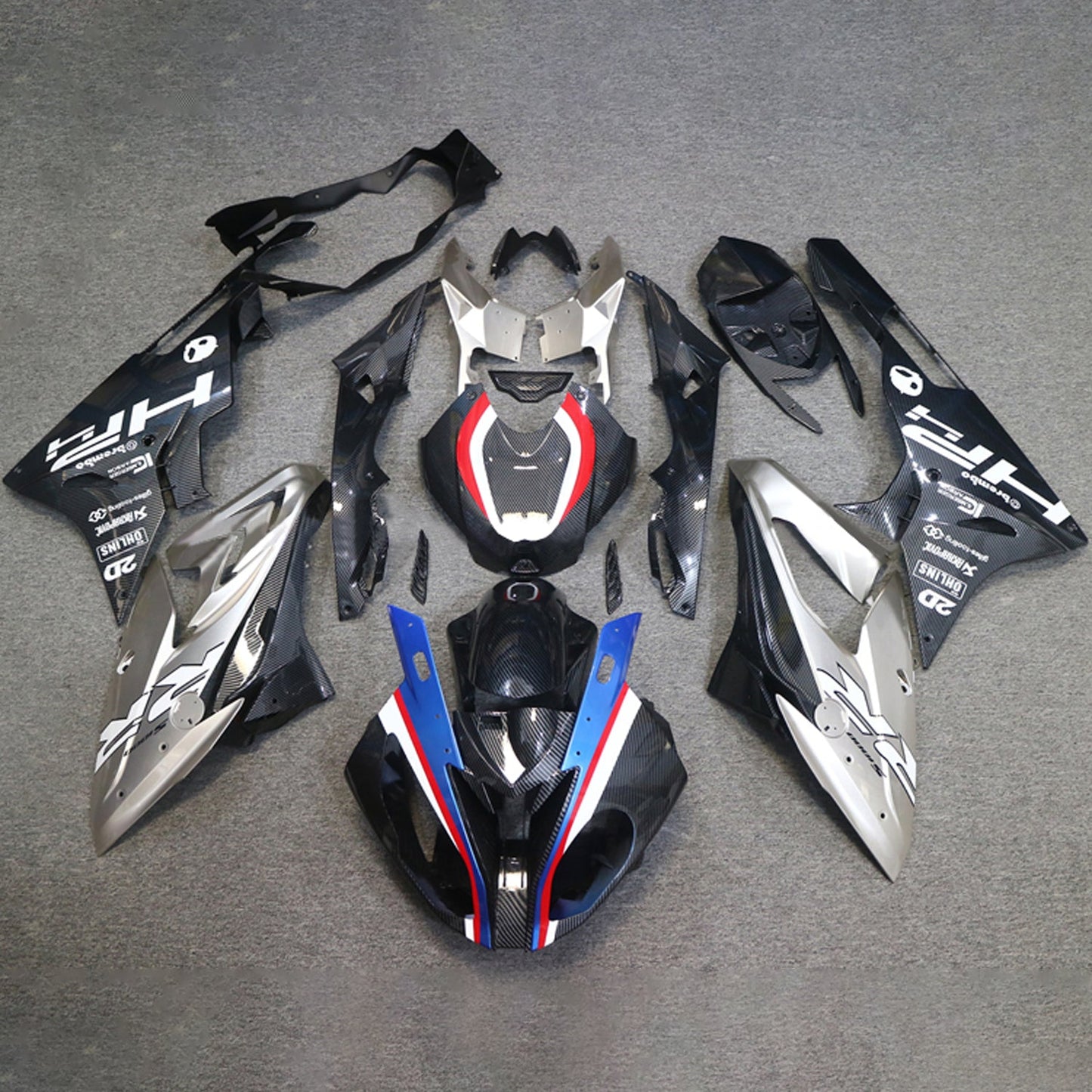 2017-2018 BMW S1000RR Injection Fairing Kit Bodywork Plastic ABS