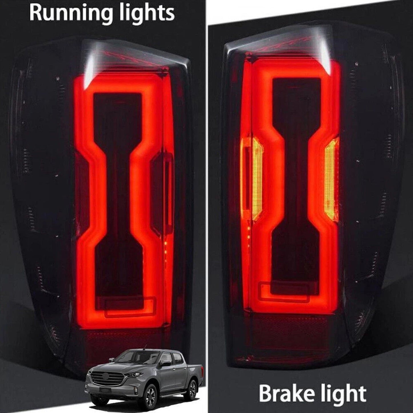 2020-2023 Mazda BT50 Left+Right LED Tail Light Assembly