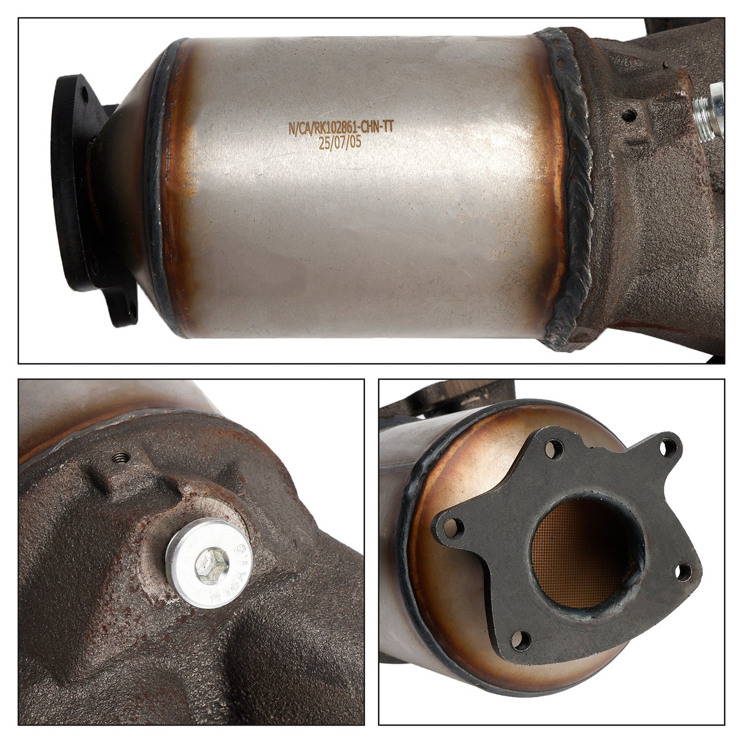 12/1998-up Opel ASTRA F Cabriolet (T92) 1.8 i 16V Manifold Catalytic Converter 850062 BM91021H