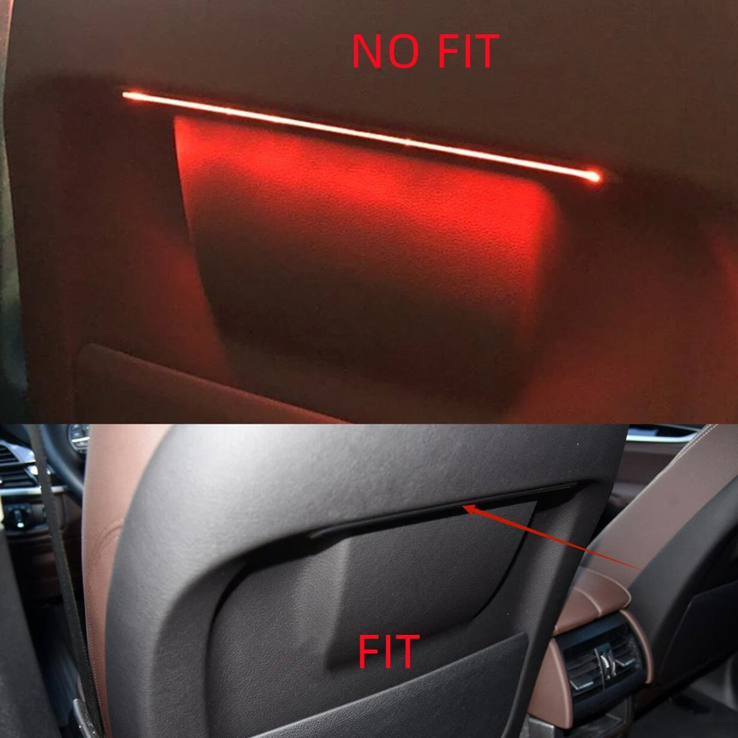 2014-2017 (After June 2014) BMW 5 Series F18 F11 F10 BMW 5 GT F07 Front Seat Back Panel Cover 52107319047