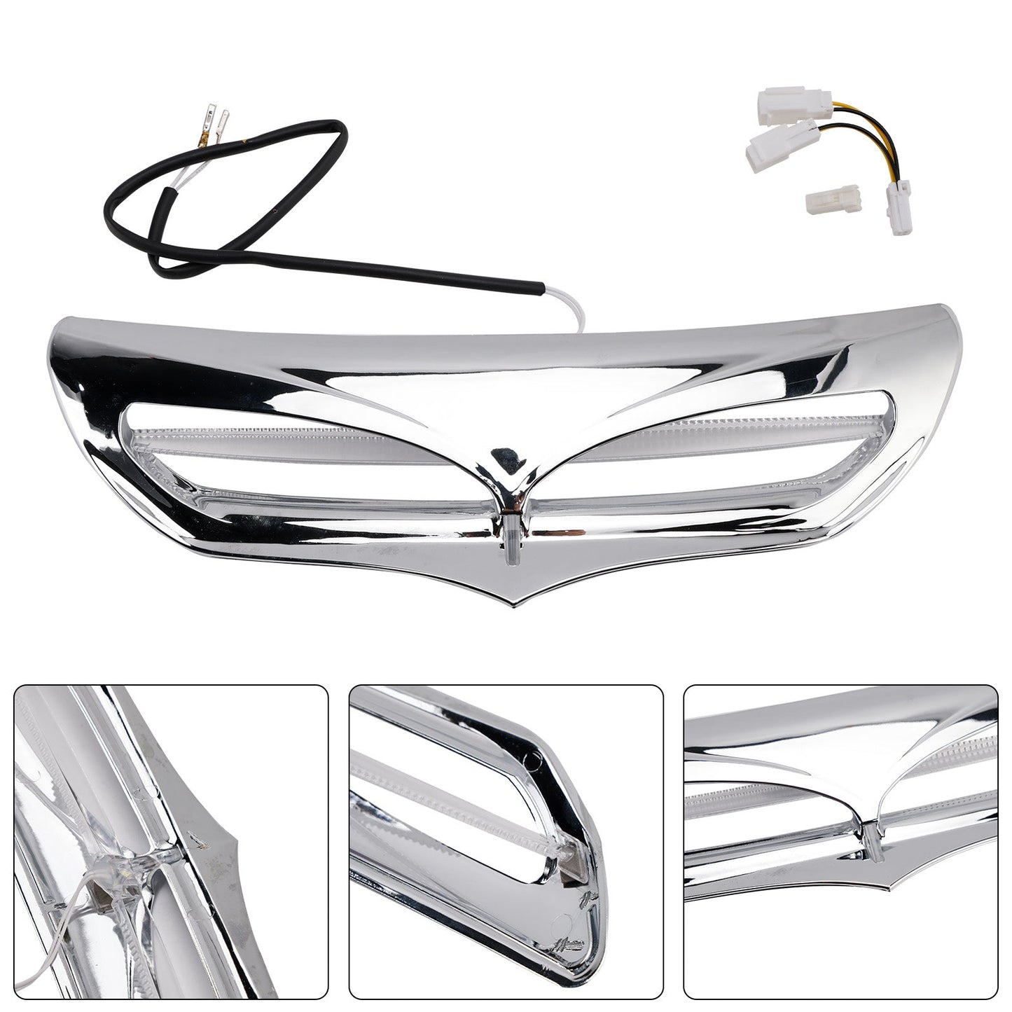 LED Lighted Fairing Vent Trim For Electra Street Glide FLHTCU 2014-2022