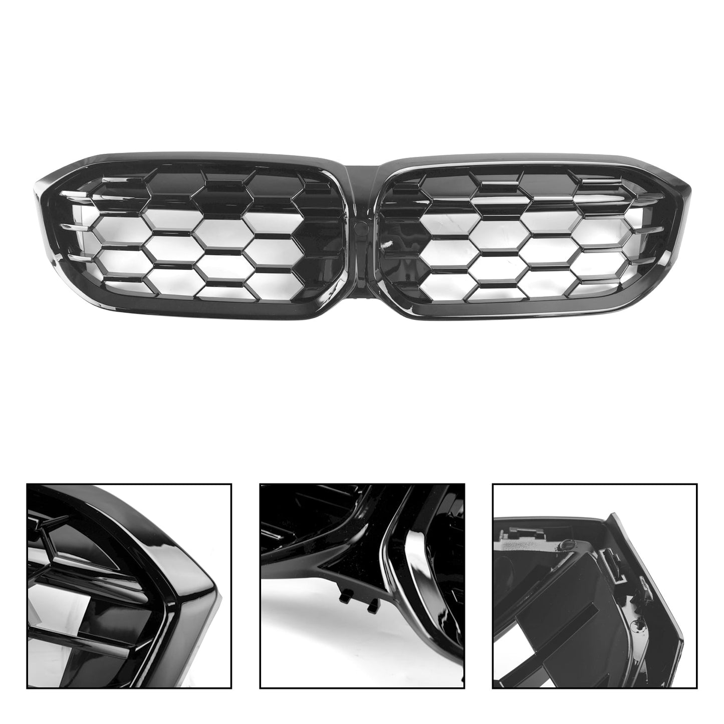 2023-2024 BMW G20 320i 330i M340i Gloss Black Front Kidney Grill Grille