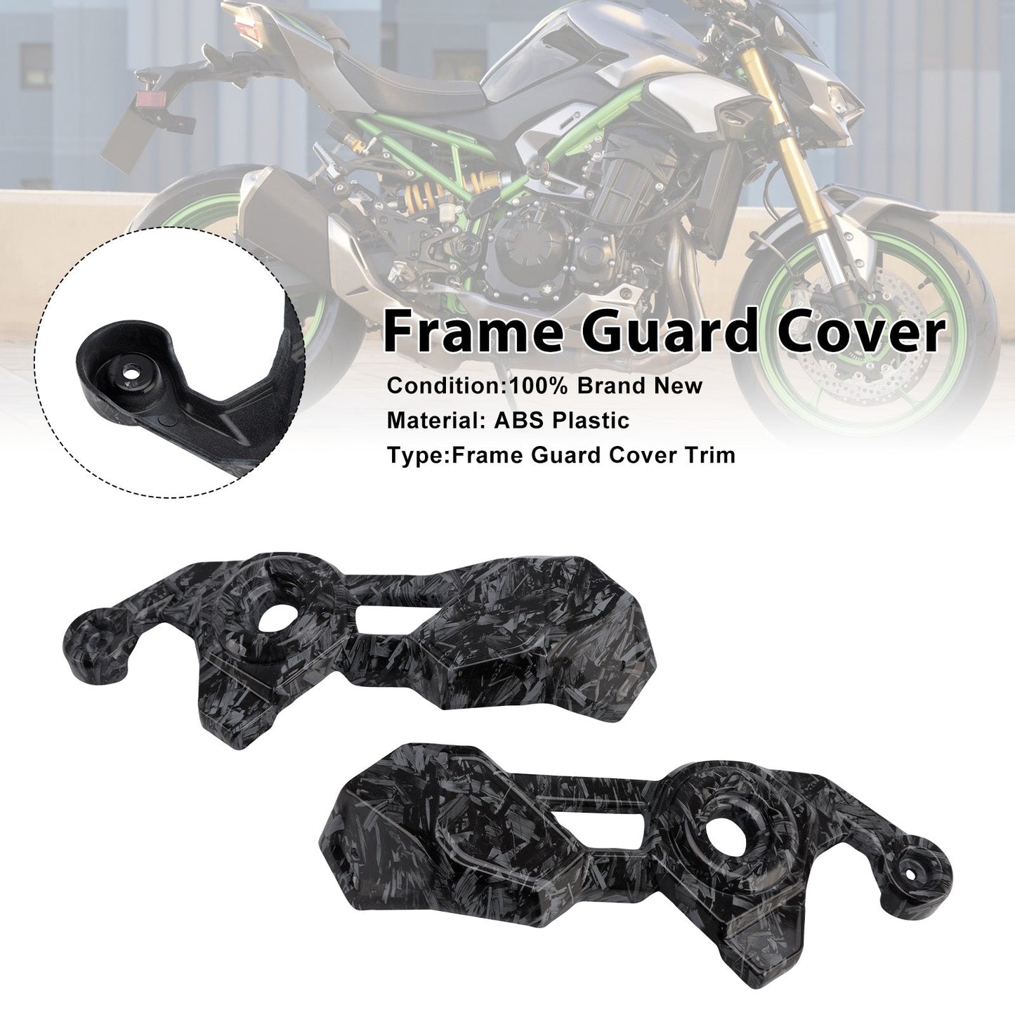 Frame Side Cover Panel Guard Fairing For Kawasaki Z900 2025-2026