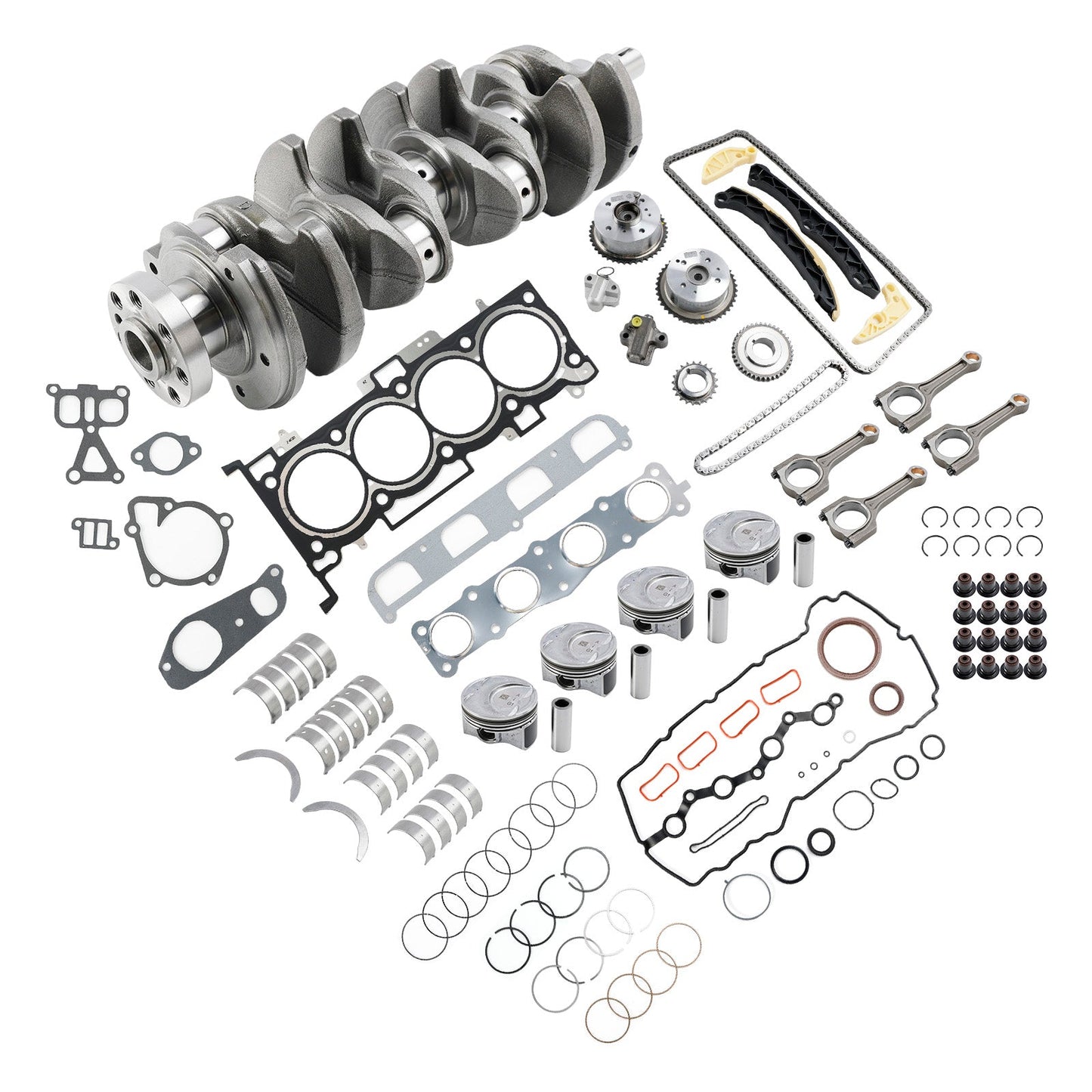 G4KH 2.0T Engine Rebuild Kit w/ Crankshaft Con Rods Timing Kit For Hyundai KIA