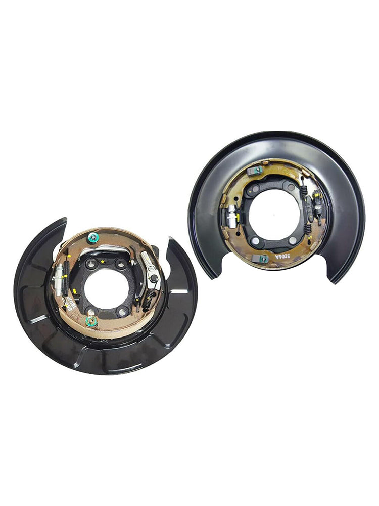 2010-2012 Hyundai Santa Fe Left+Right Rear Parking Brake Plate 582502P100+582702P100