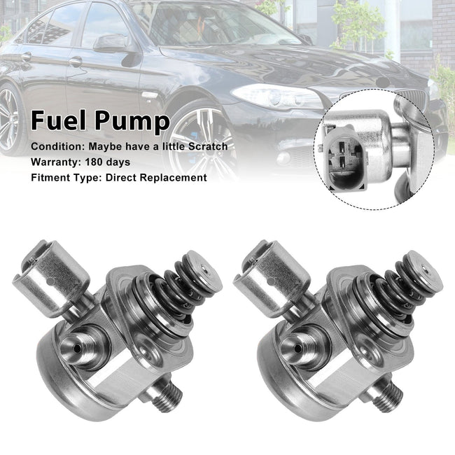 2PCS High Pressure Fuel Pump 13517595339 Fit BMW F01 F10 E70 X5 E70 V8 4.4L