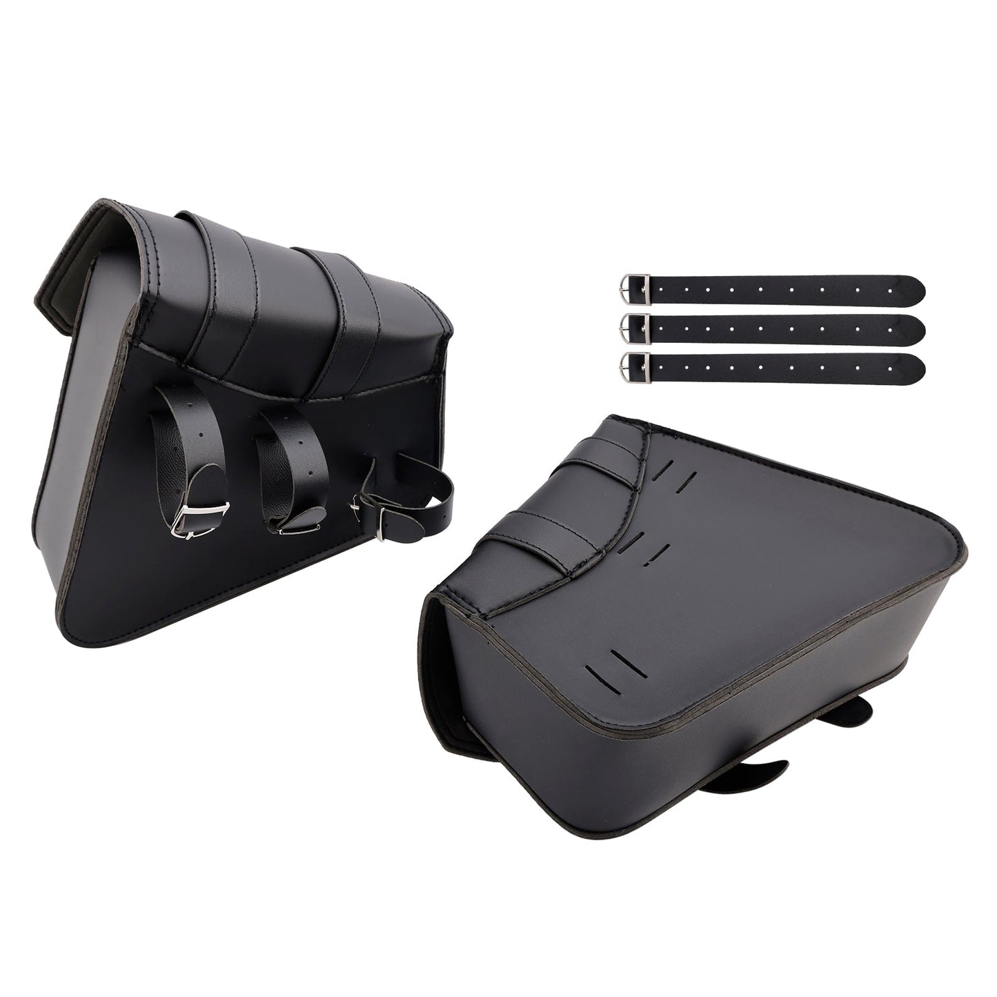 Tail Bag Side Saddlebag Tail Bag Luggage Pouch Storage Black 21L For Motorbike
