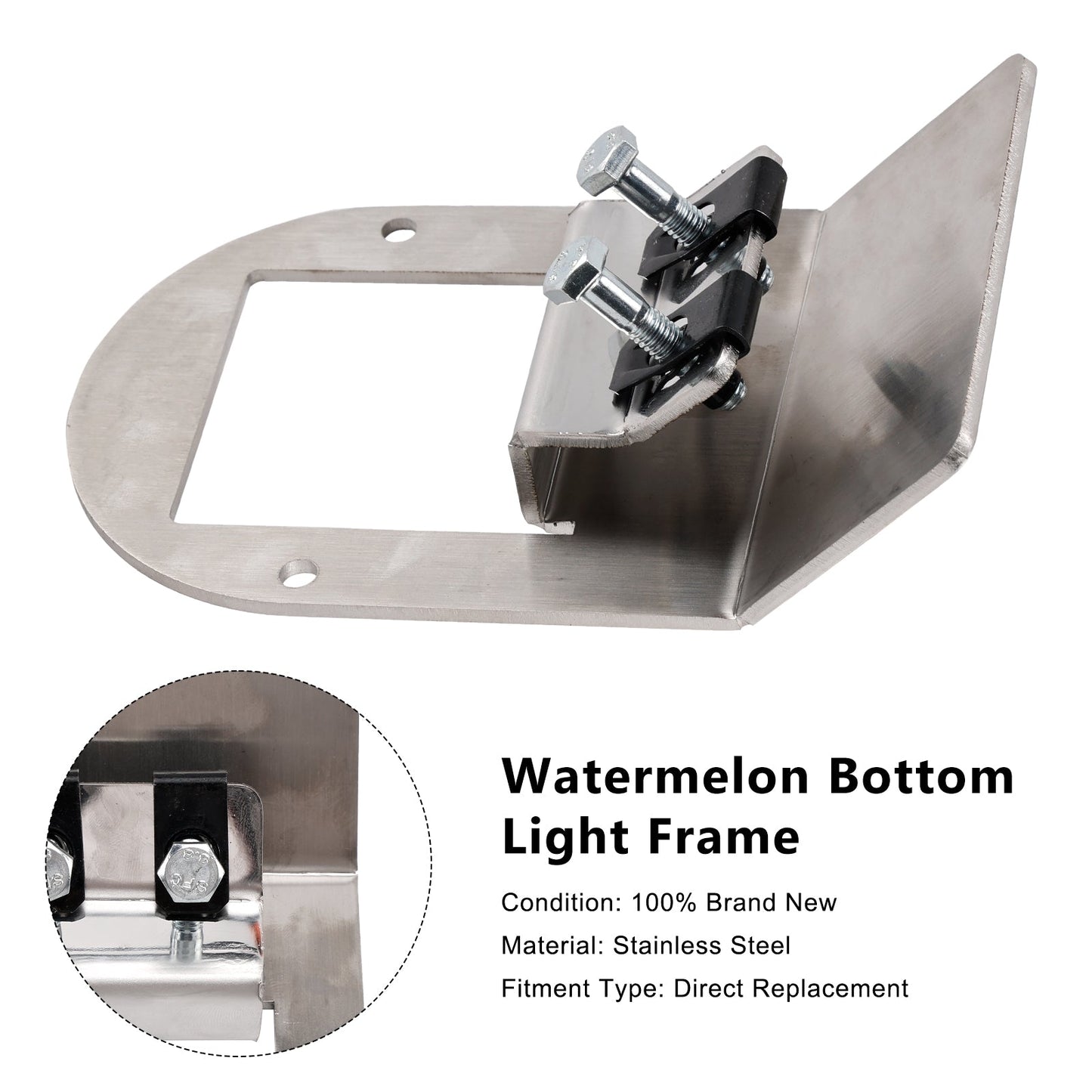 Universal Truck RV Trailer Watermelon Light Watermelon Under Glow Frame Bracket Universal Clamp Style Mount