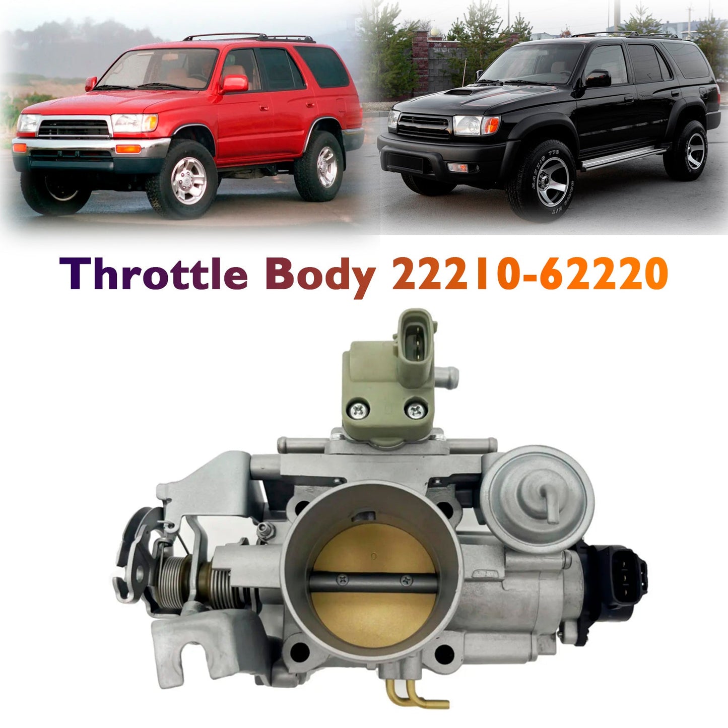 Throttle Body 22210-62220 For Toyota 4Runner T100 Tundra 3.4L 1996-2002