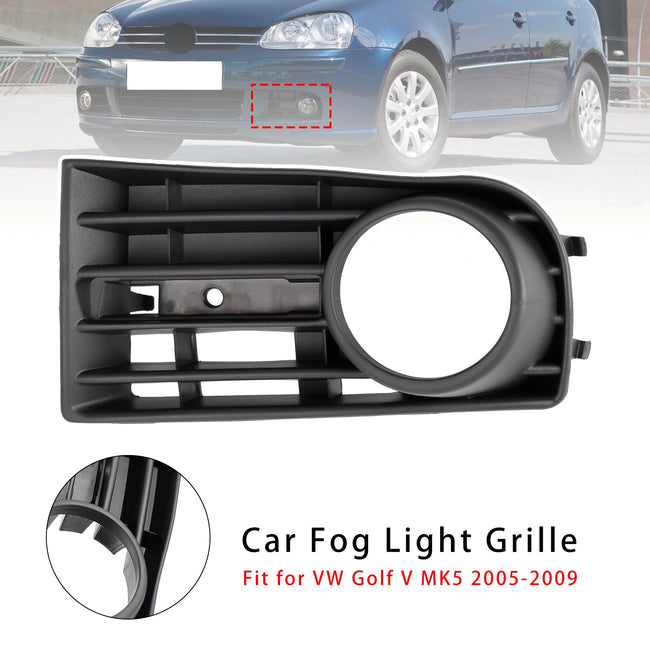 2005-2009 VW Golf V MK5 Front Left Side Bumper Grille Fog Light Grill 1K0853665B