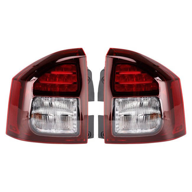 Left+Right Rear Tail Light Rear Lamp Assembly For Jeep Compass 2014-2017