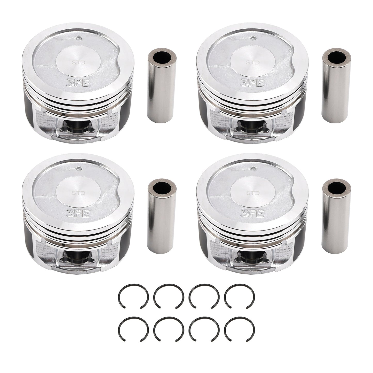 1994-1998 Toyota T100 2.7L 2694CC l4 DOHC 3RZ-FE Engine Overhaul Rebuild Kit 13411-75901 3-3SRH106