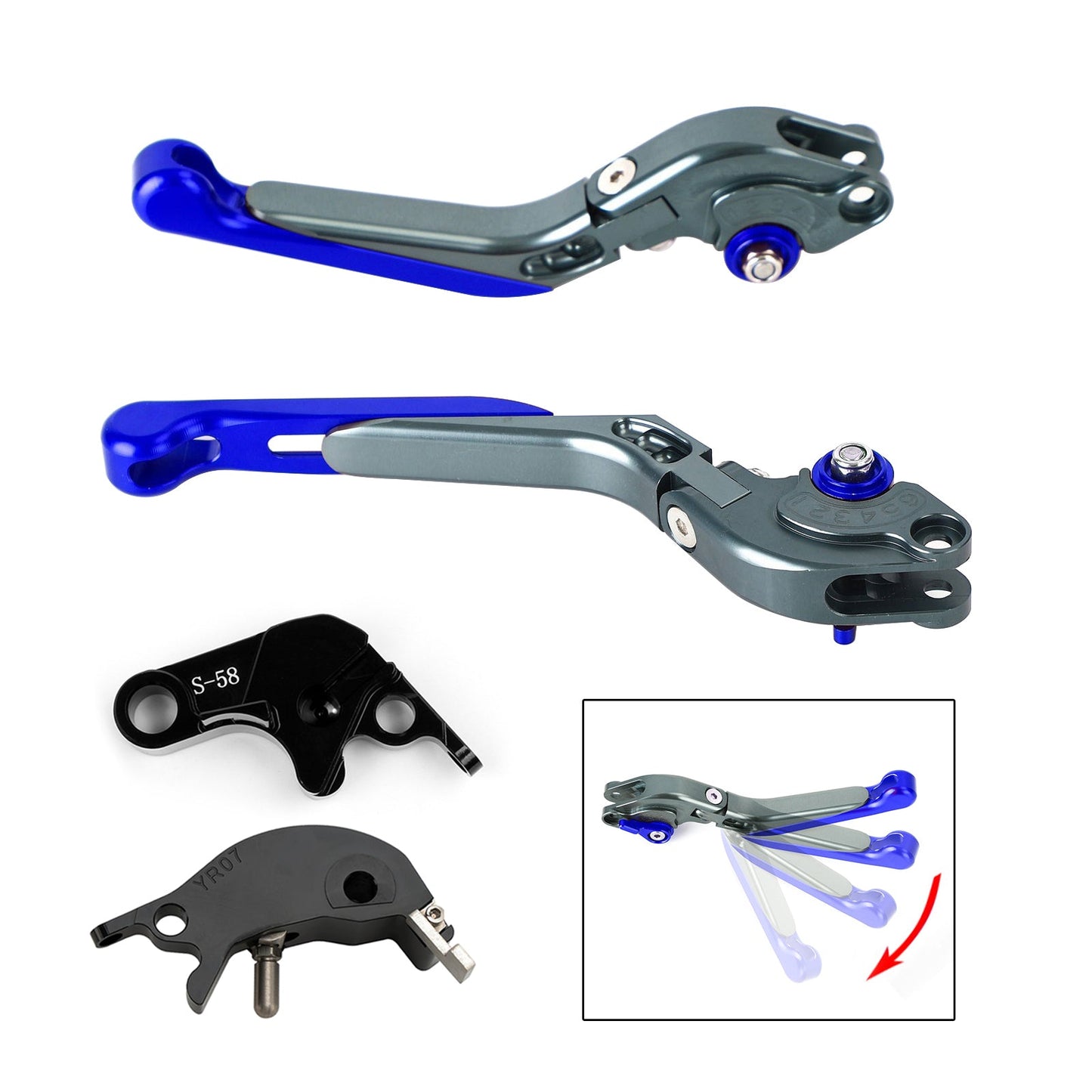 2022-2023 YAMAHA YZF R7 MT-10/SP FZ-10/SP Adjustable Clutch Brake Lever