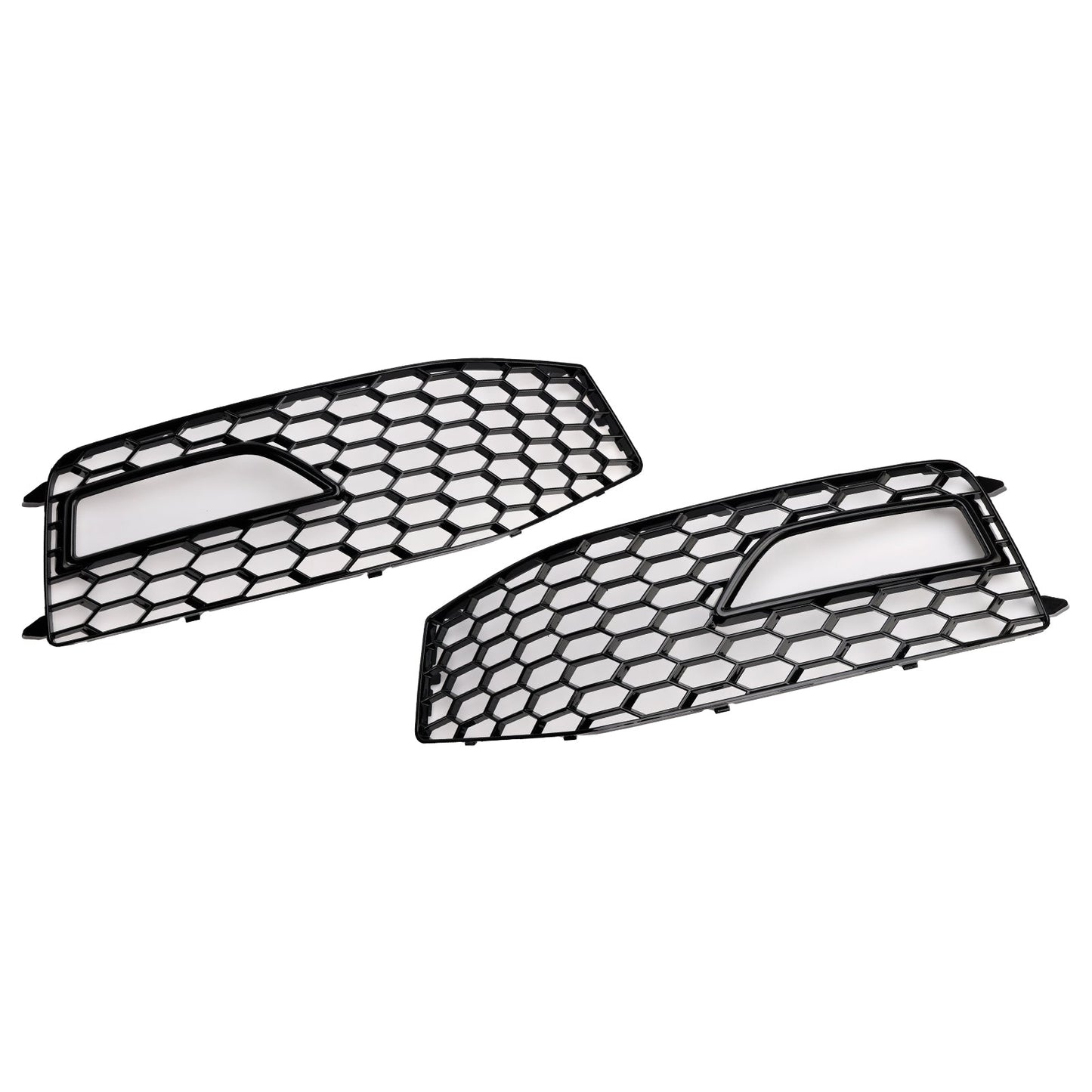 2013-2015 Audi A4 S-line S4 2PCS Bumper Fog Light Lamp Cover Grille Grill