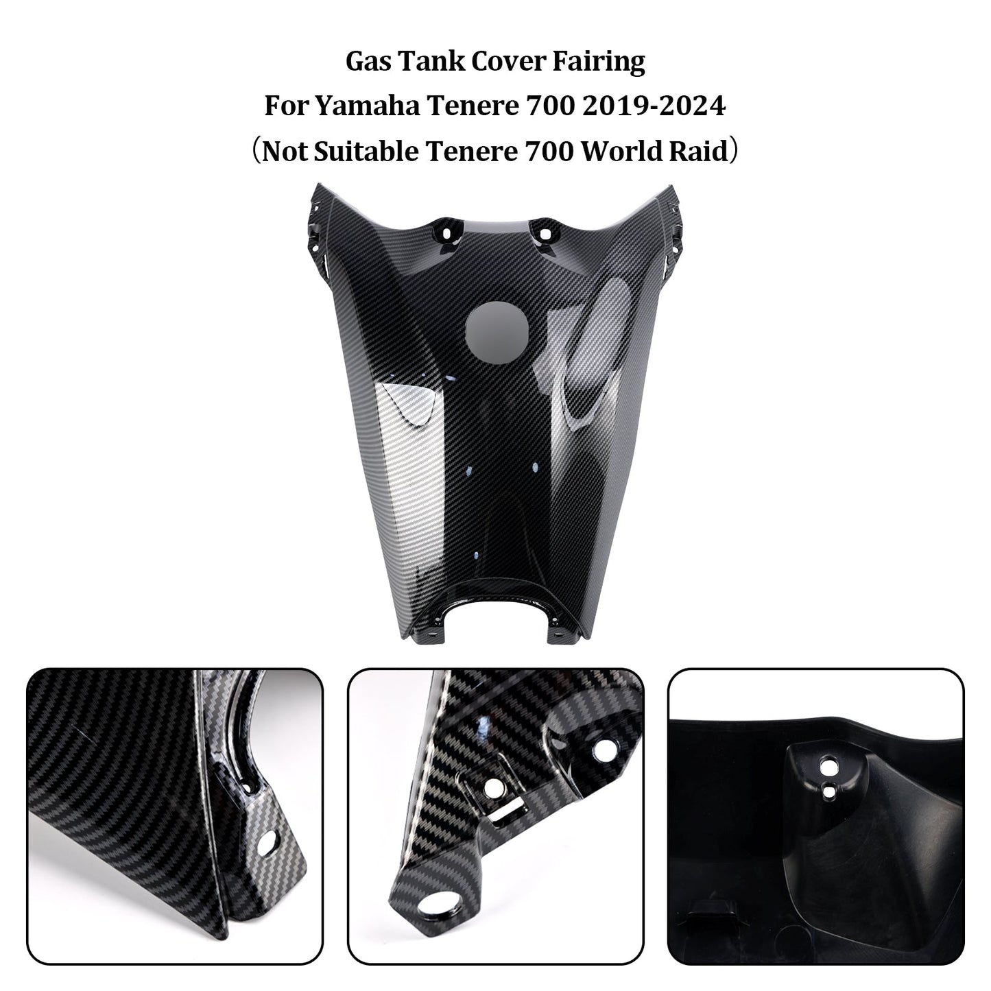2019-2024 Yamaha Tenere 700 Gas Tank Cover Guard Fairing Protector