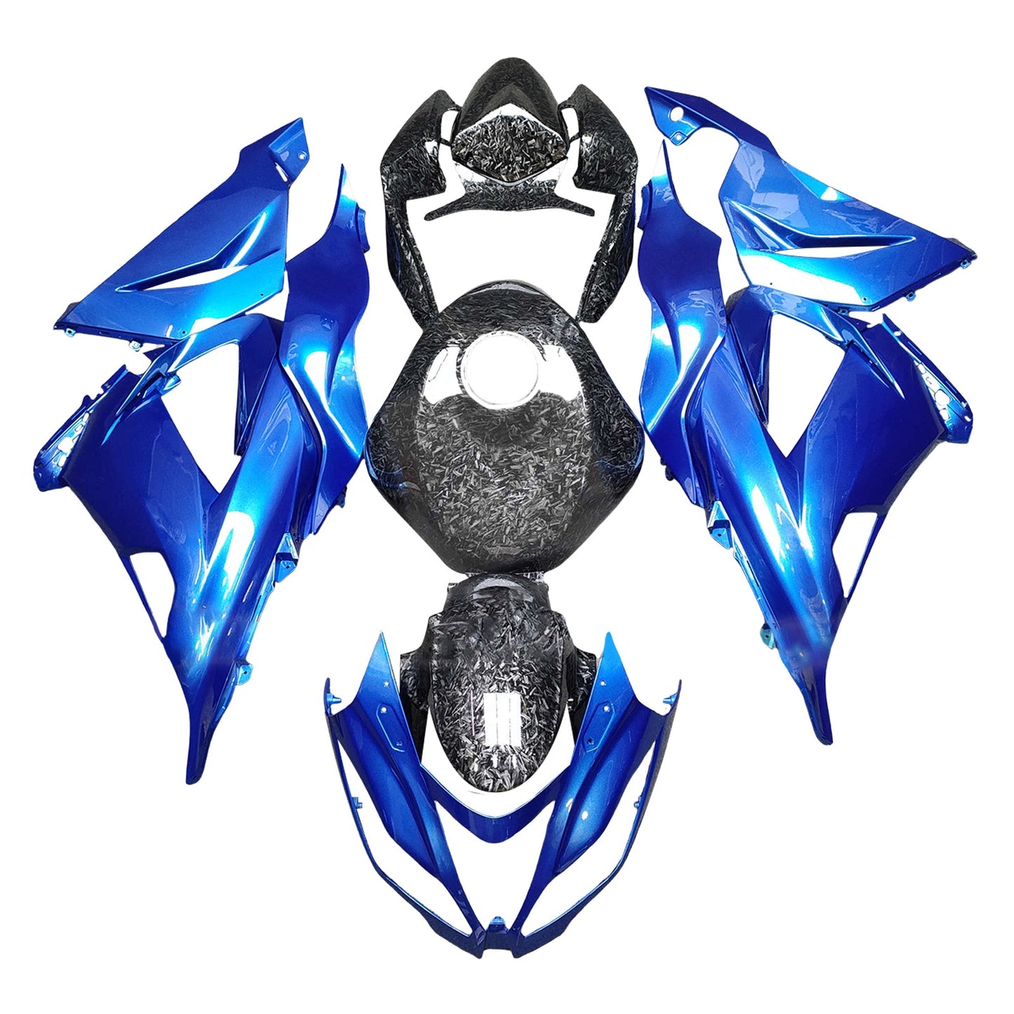 Injection Fairing Kit Bodywork Plastic ABS fit For Kawasaki ZX6R 636 2013-2018